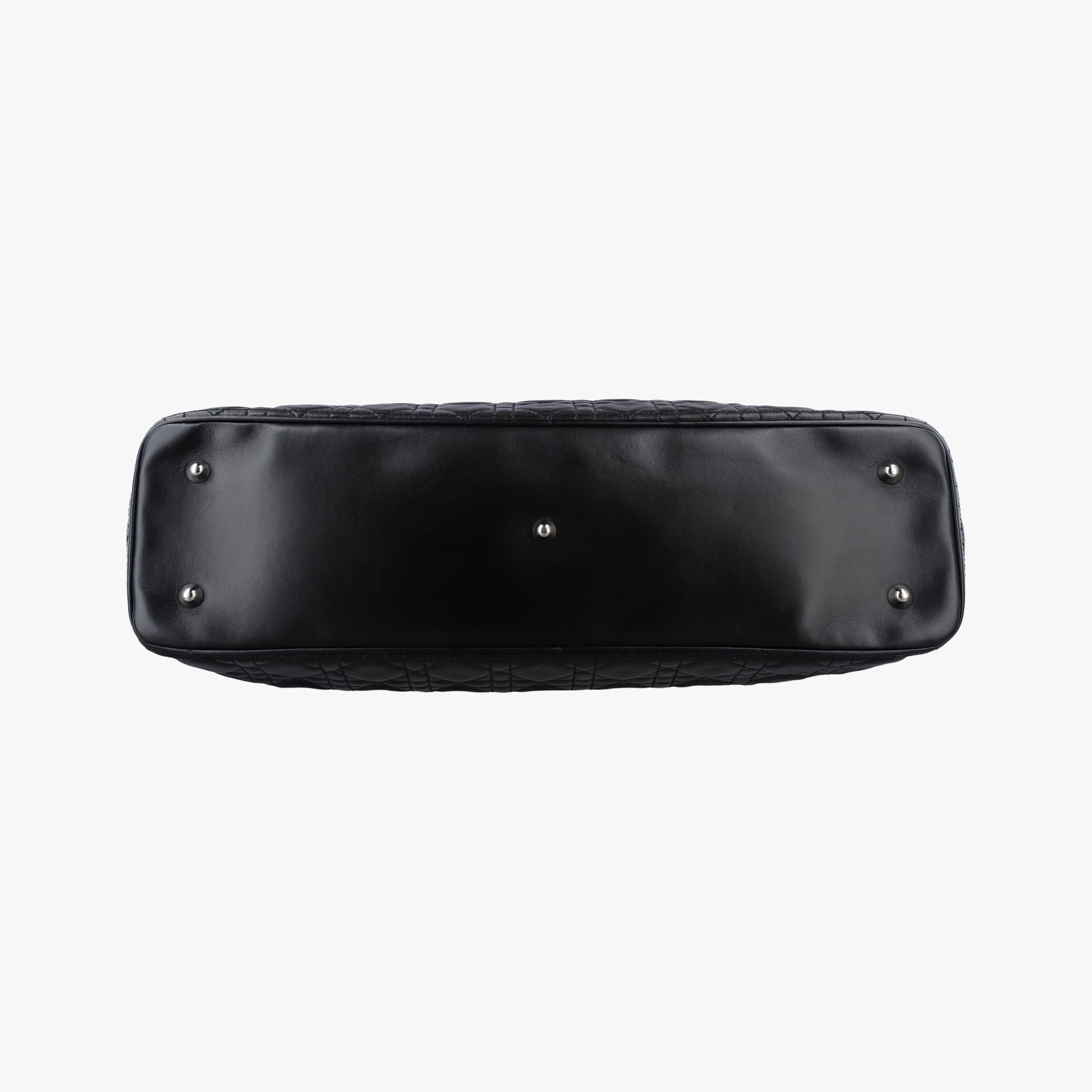 Vintage Christian Dior Lady Dior Black lambskin  handbag | stylenewstar