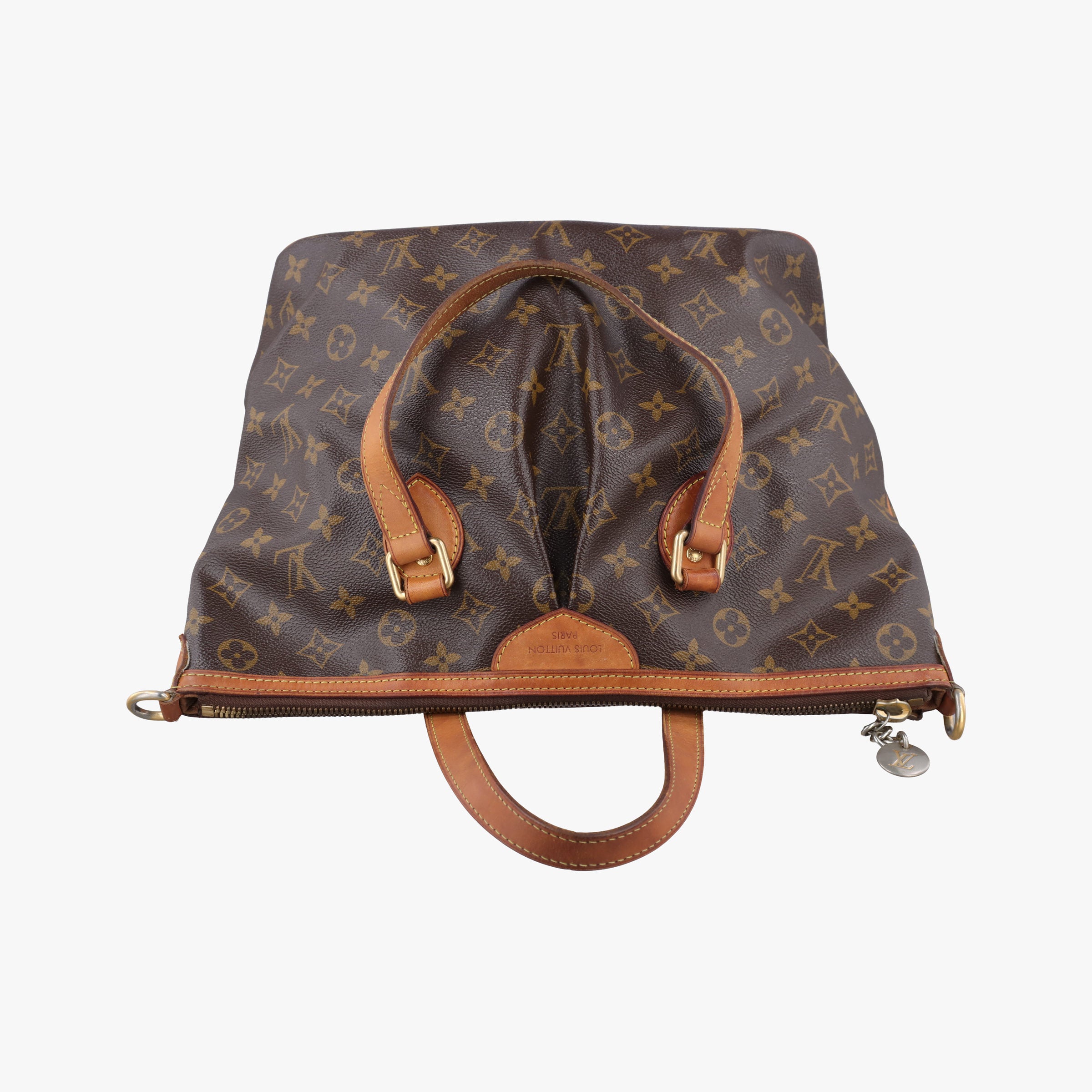 Pre-owned Louis Vuitton PALERMO PM brown Monogram Canvas M40145 shoulderbag | stylenewstar
