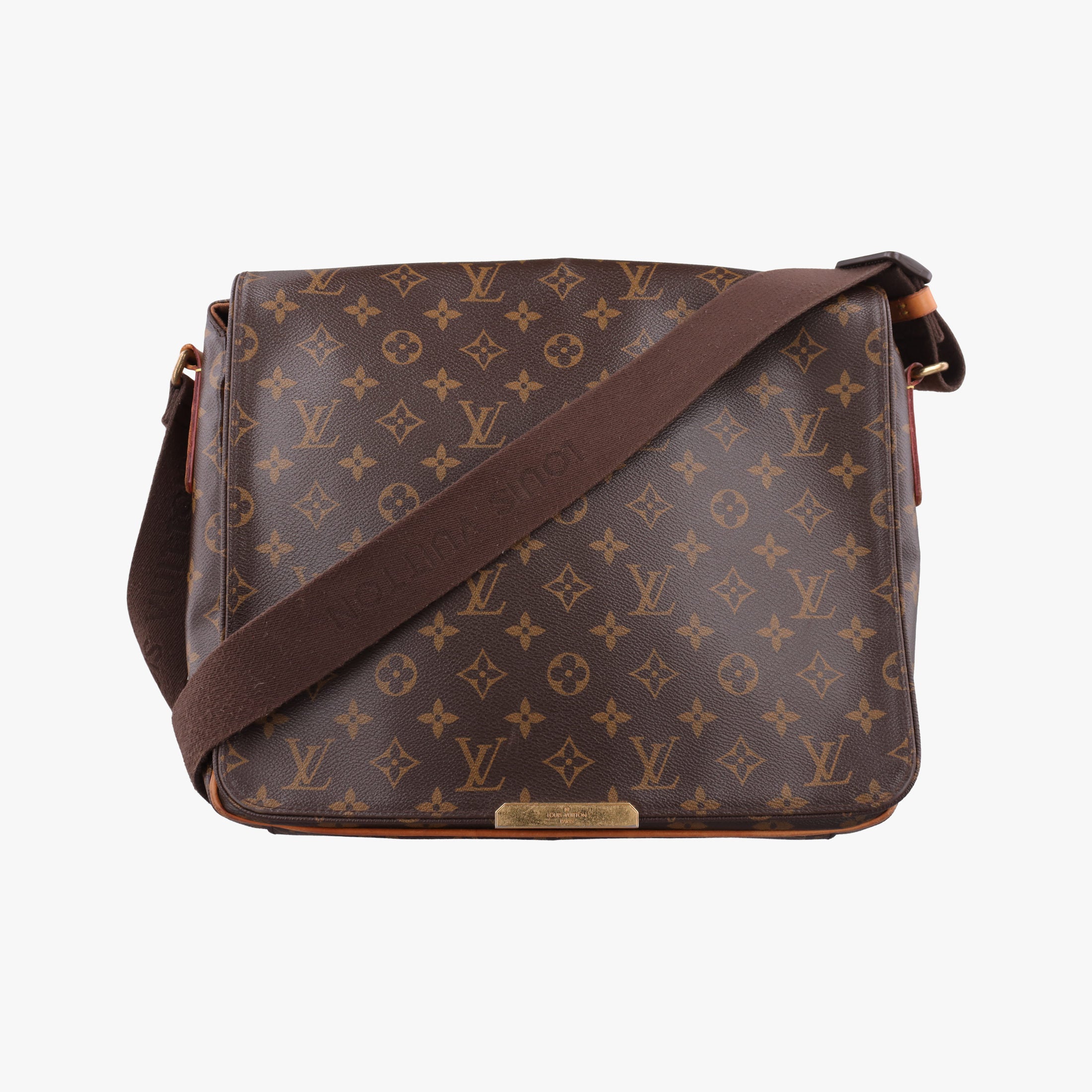 Pre-owned Louis Vuitton Abbesses Messenger MM brown Monogram canvas M97038 shoulderbag | stylenewstar