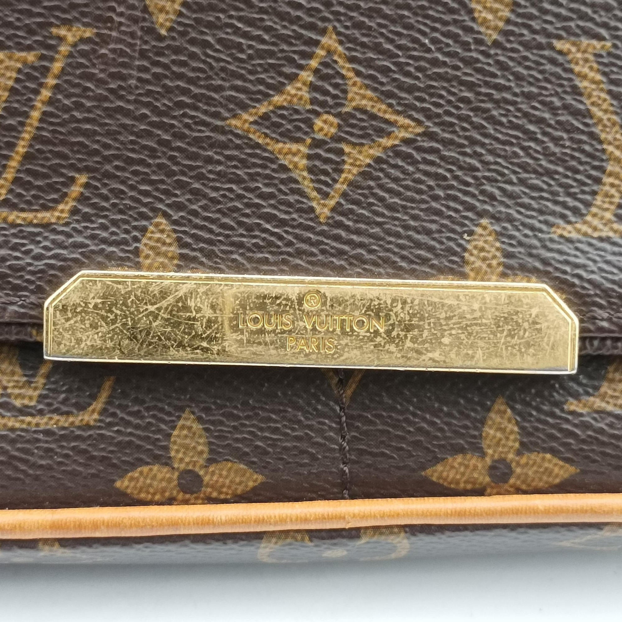 Pre-owned Louis Vuitton Abbesses Messenger MM brown Monogram canvas M97038 shoulderbag | stylenewstar