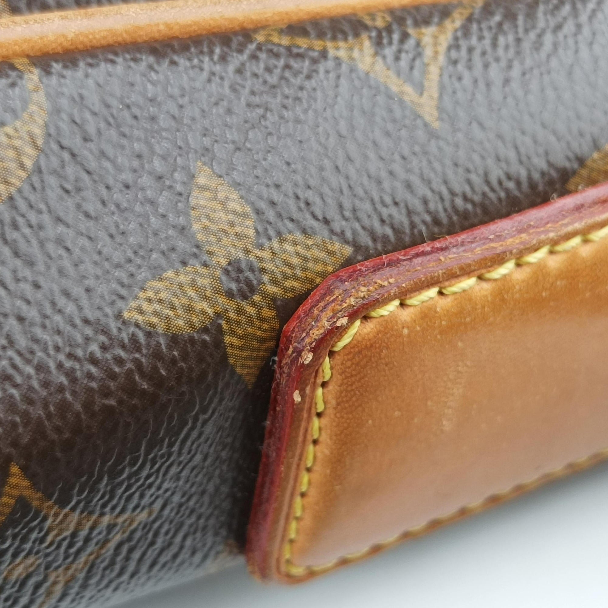 Pre-owned Louis Vuitton Abbesses Messenger MM brown Monogram canvas M97038 shoulderbag | stylenewstar
