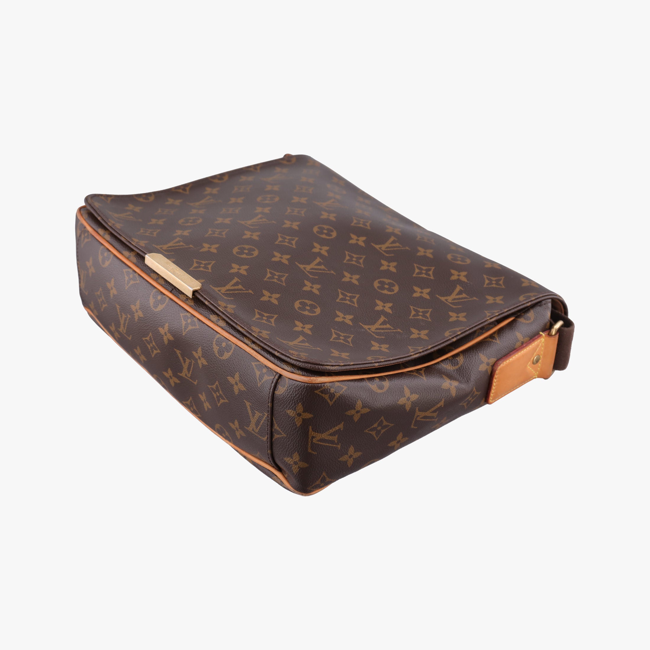 Pre-owned Louis Vuitton Abbesses Messenger MM brown Monogram canvas M97038 shoulderbag | stylenewstar