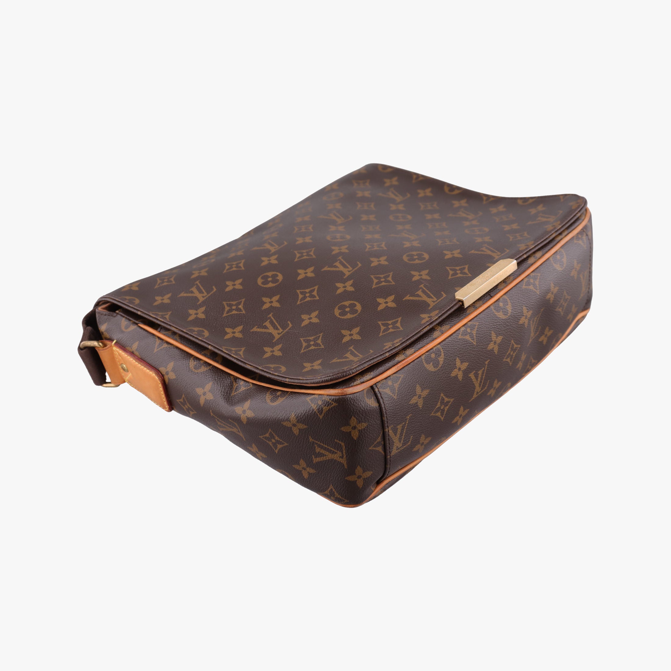 Pre-owned Louis Vuitton Abbesses Messenger MM brown Monogram canvas M97038 shoulderbag | stylenewstar
