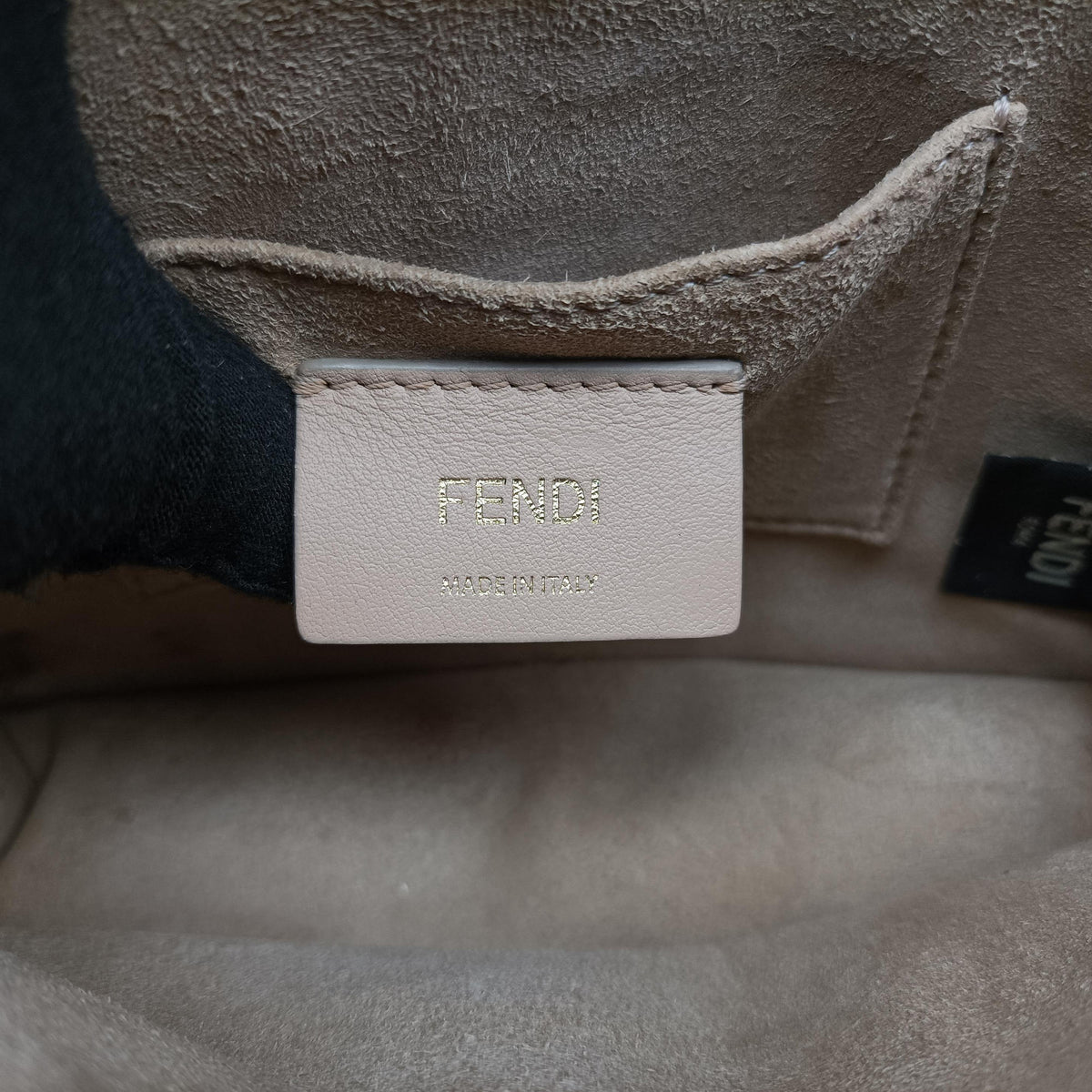 Secondhand Fendi Kan U Brown×black Leather 8M0417 shoulderbag | stylenewstar
