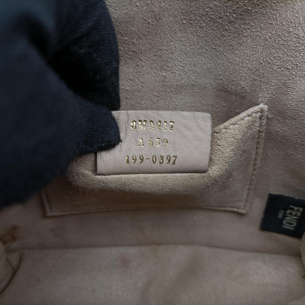 Secondhand Fendi Kan U Brown×black Leather 8M0417 shoulderbag | stylenewstar
