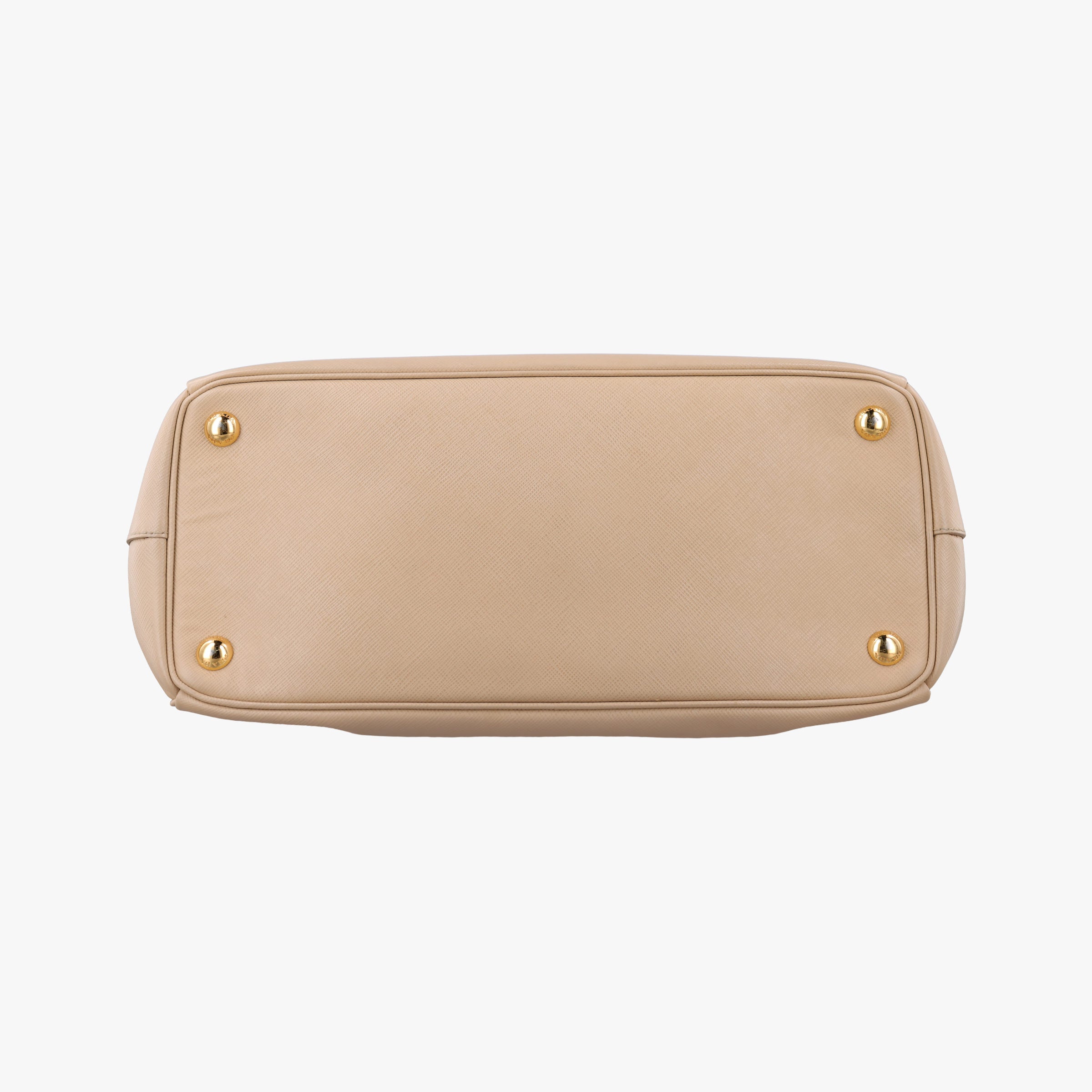 Pre-owned Prada Galleria Beige SAFFIANO Leather BN1786 shoulderbag | stylenewstar