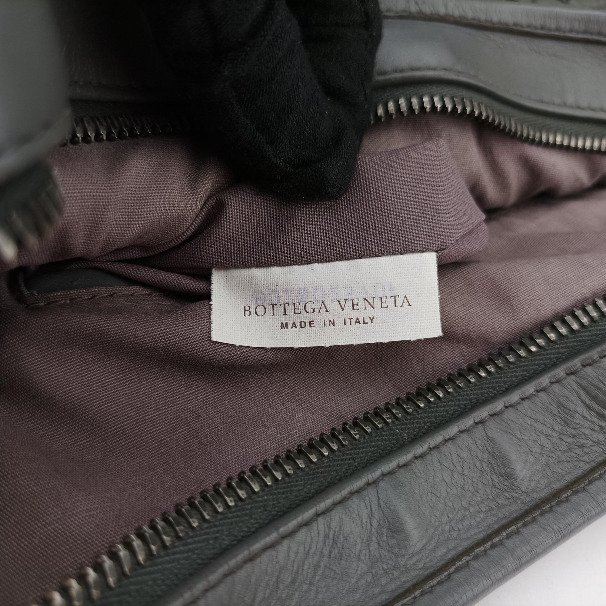 Secondhand Bottega Veneta Intrecciato Grey lambskin  handbag | stylenewstar