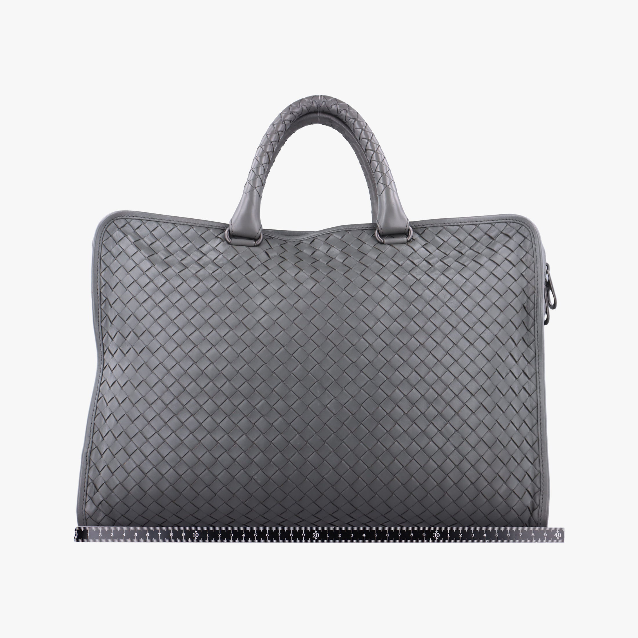 Secondhand Bottega Veneta Intrecciato Grey lambskin  handbag | stylenewstar