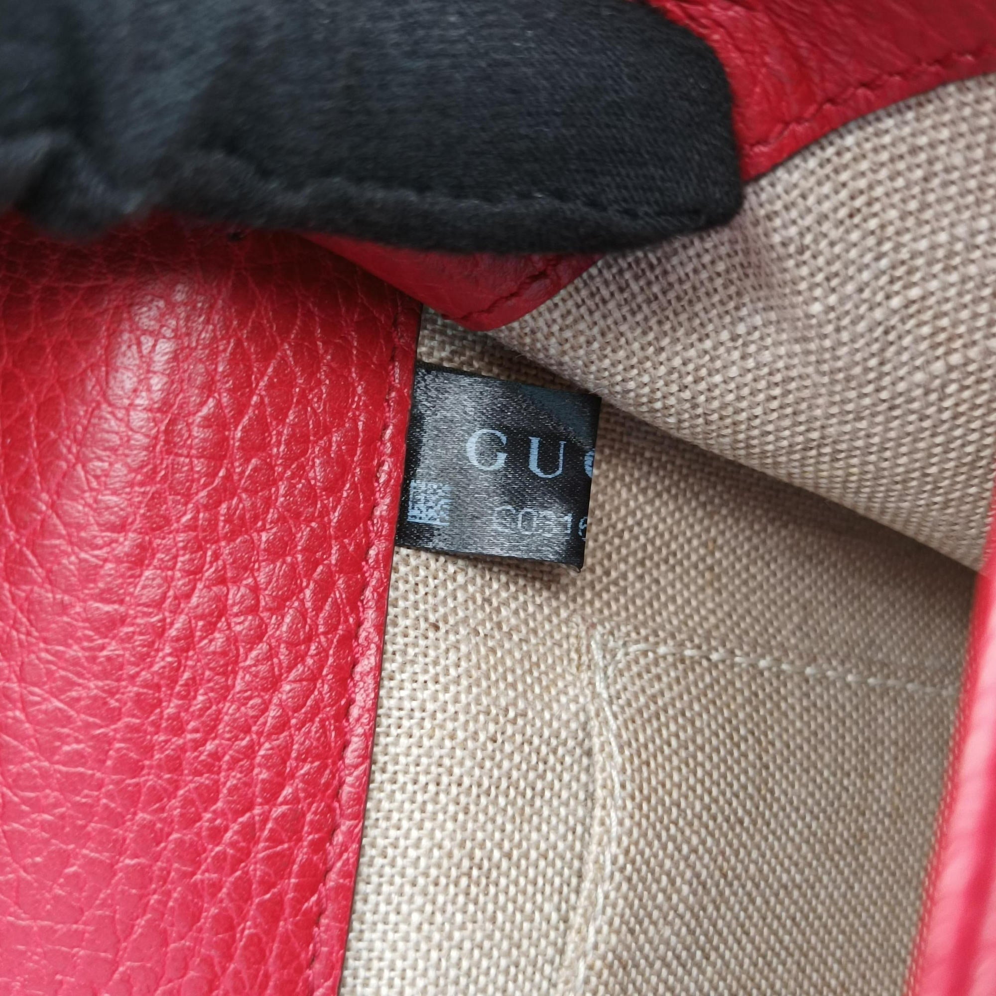 Pre-owned Gucci Interlocking G Red Leather 510304 shoulderbag | stylenewstar