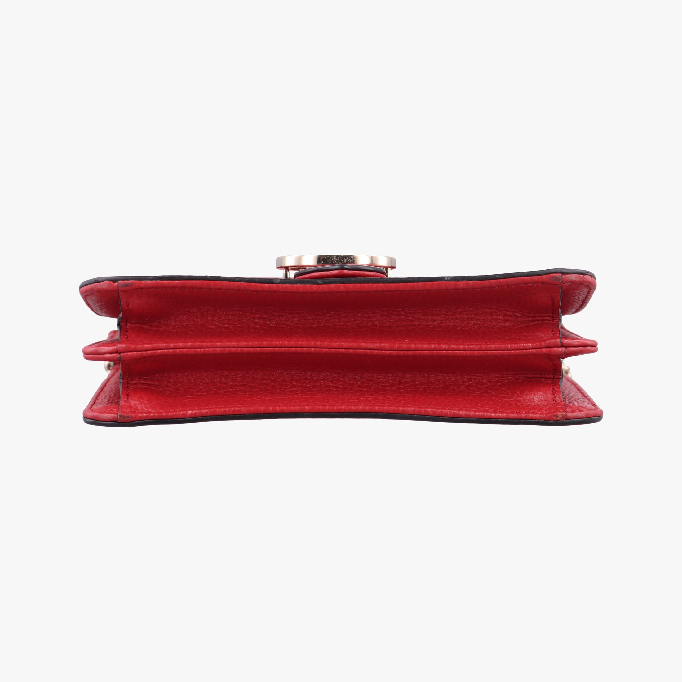 Pre-owned Gucci Interlocking G Red Leather 510304 shoulderbag | stylenewstar