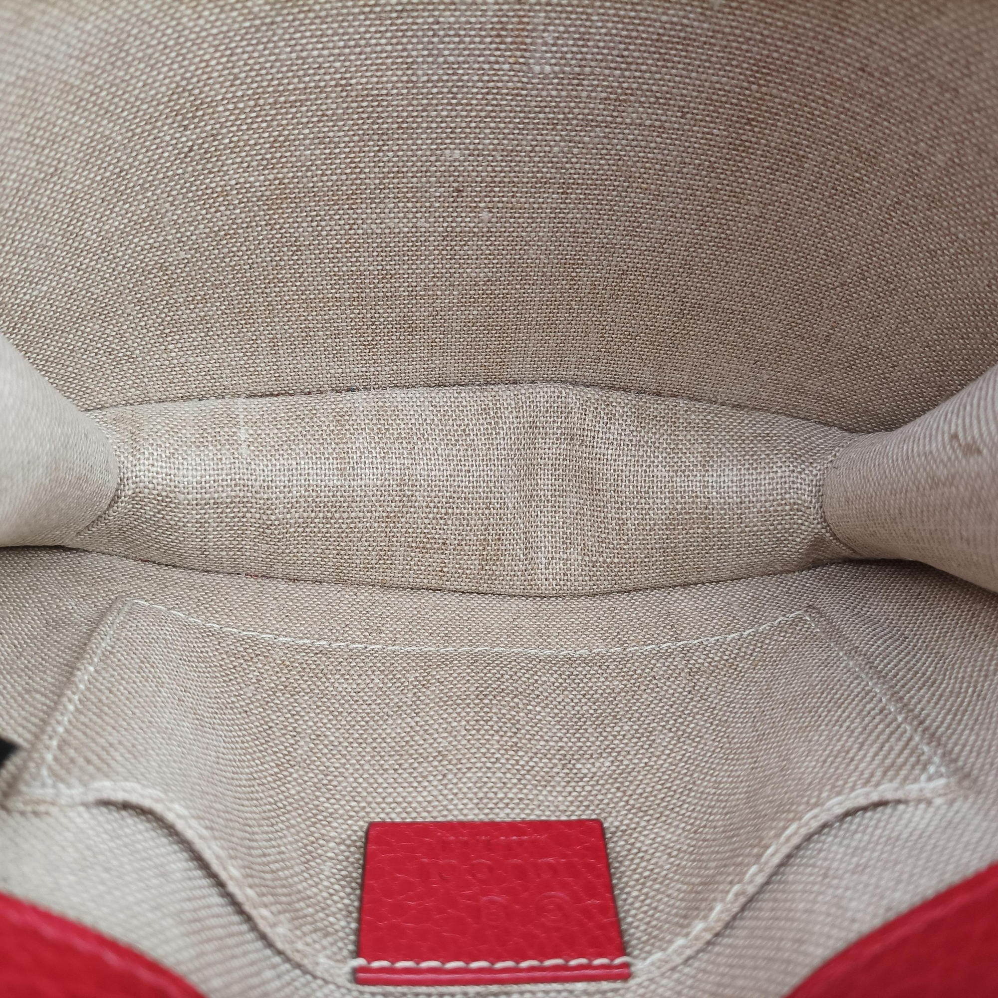 Pre-owned Gucci Interlocking G Red Leather 510304 shoulderbag | stylenewstar