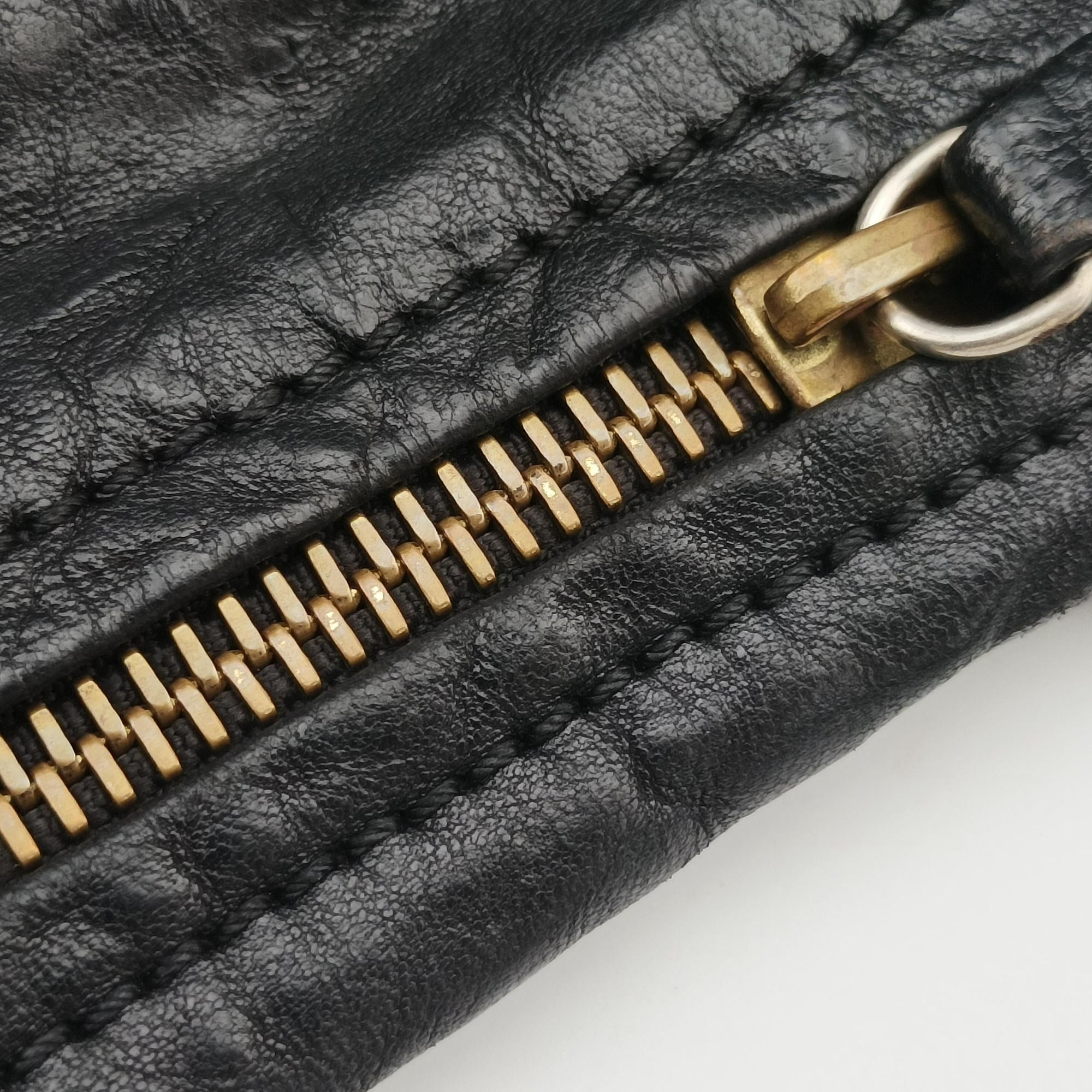 Pre-owned Givenchy Pandora Black Leather  shoulderbag | stylenewstar