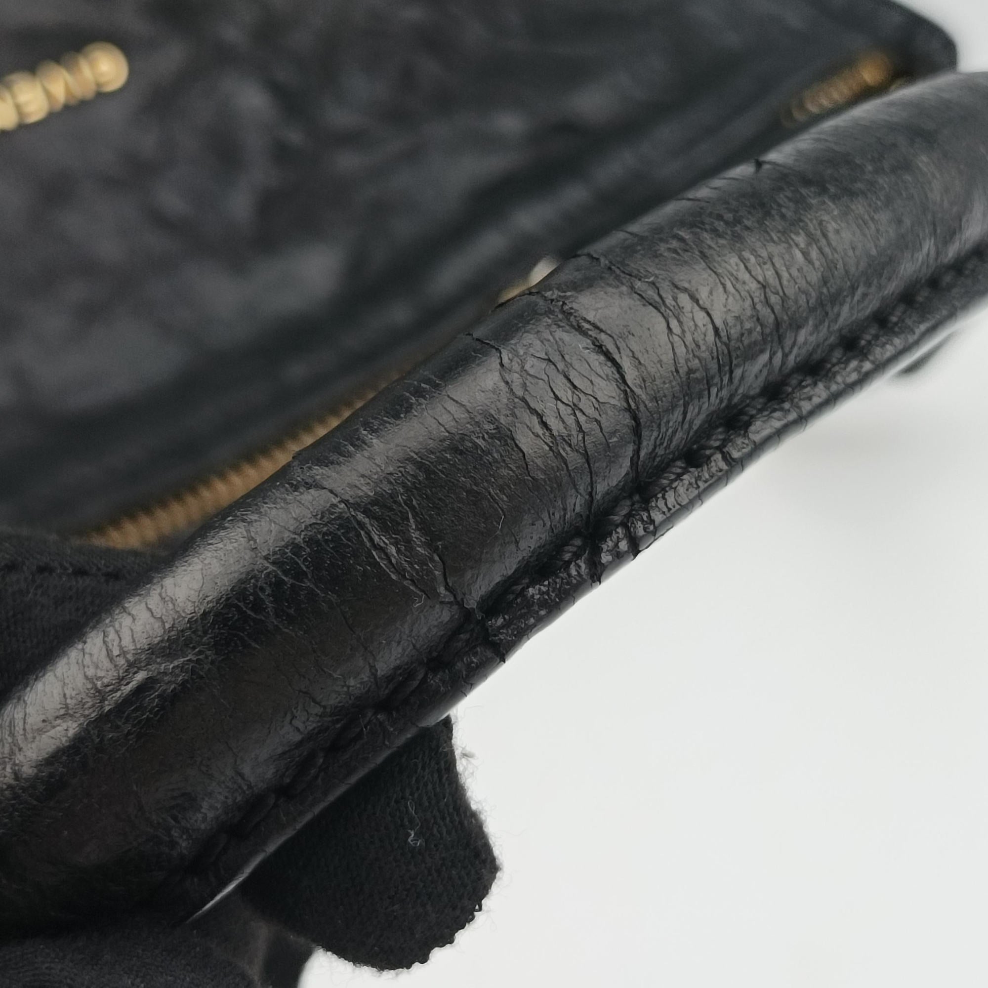 Pre-owned Givenchy Pandora Black Leather  shoulderbag | stylenewstar