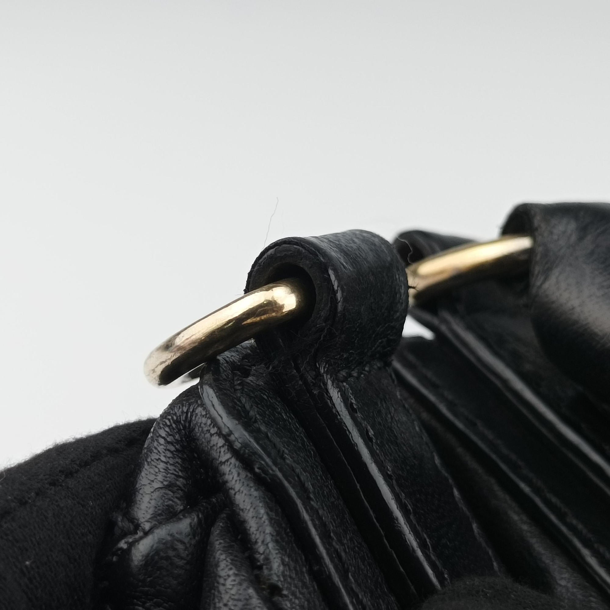 Pre-owned Givenchy Pandora Black Leather  shoulderbag | stylenewstar