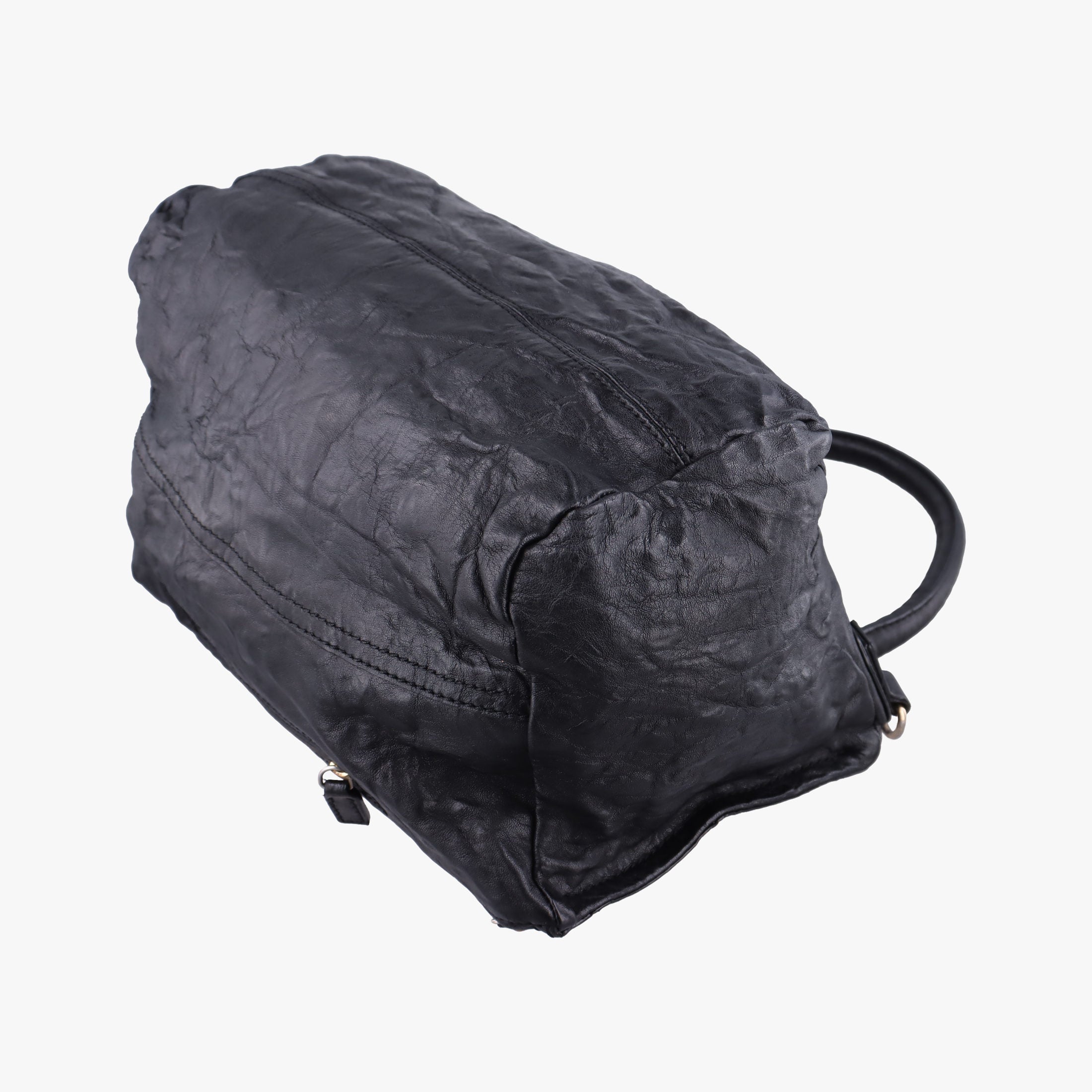 Pre-owned Givenchy Pandora Black Leather  shoulderbag | stylenewstar