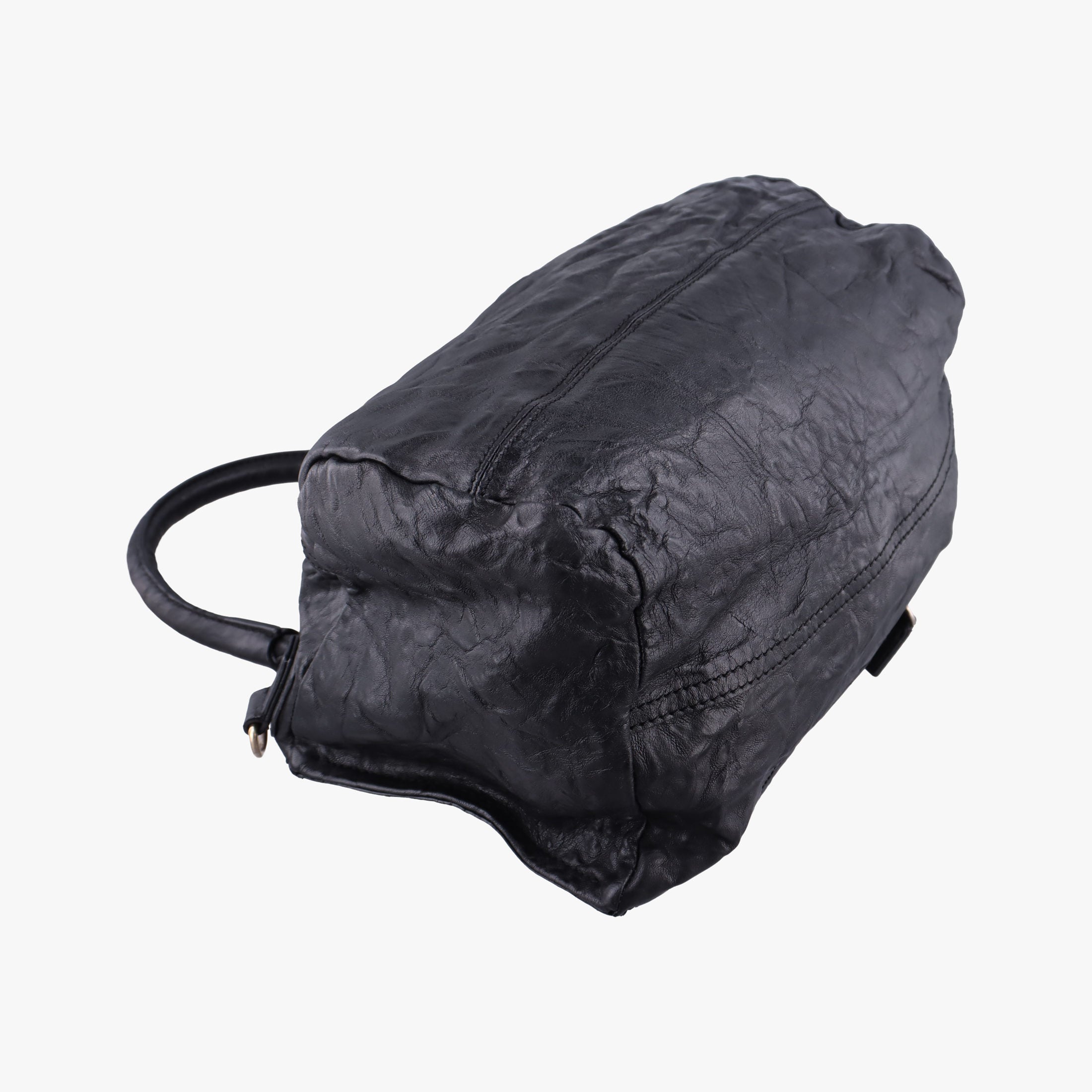 Pre-owned Givenchy Pandora Black Leather  shoulderbag | stylenewstar