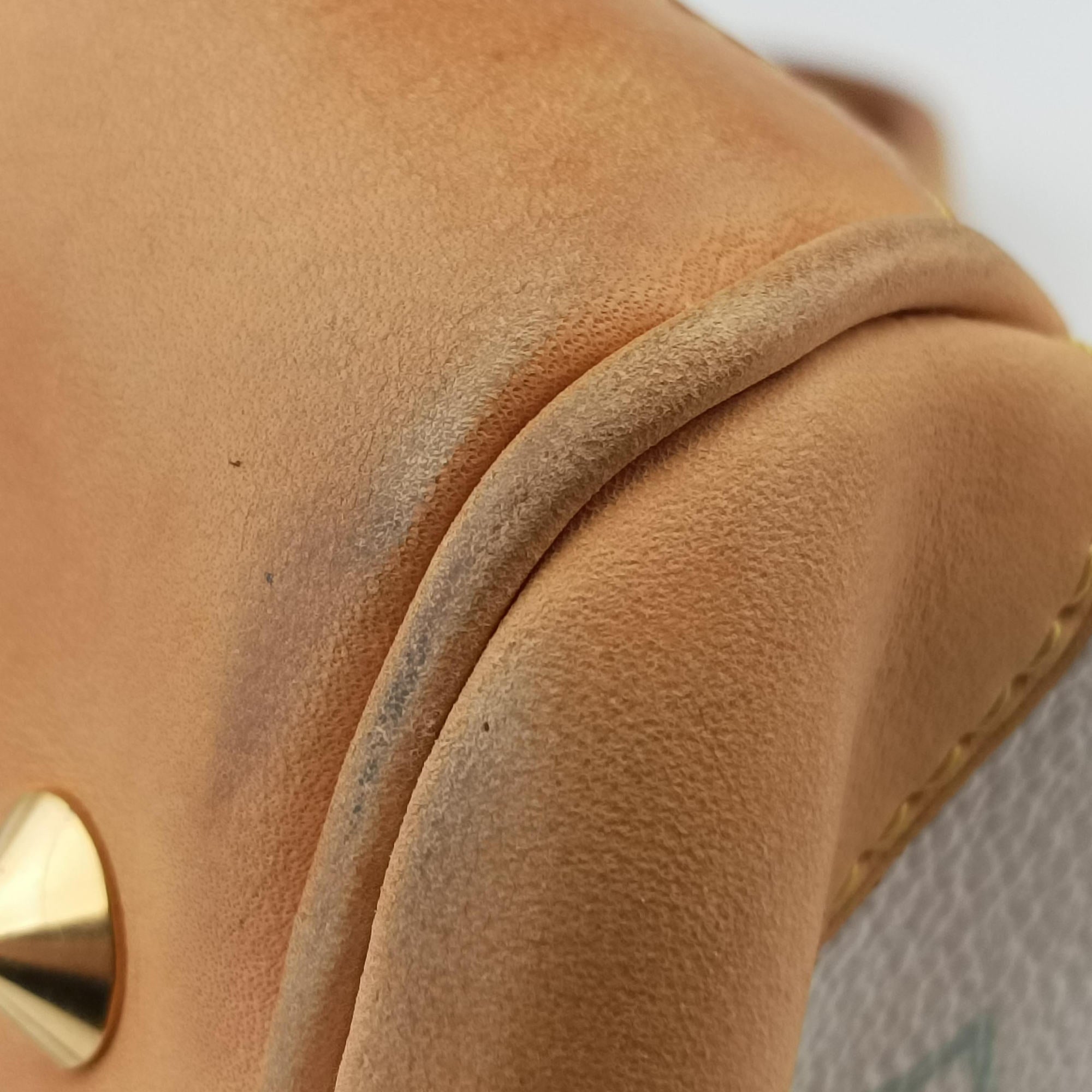 Pre-owned Louis Vuitton COURTNEY　MM white Monogram Multicolor M45641 handbag | stylenewstar