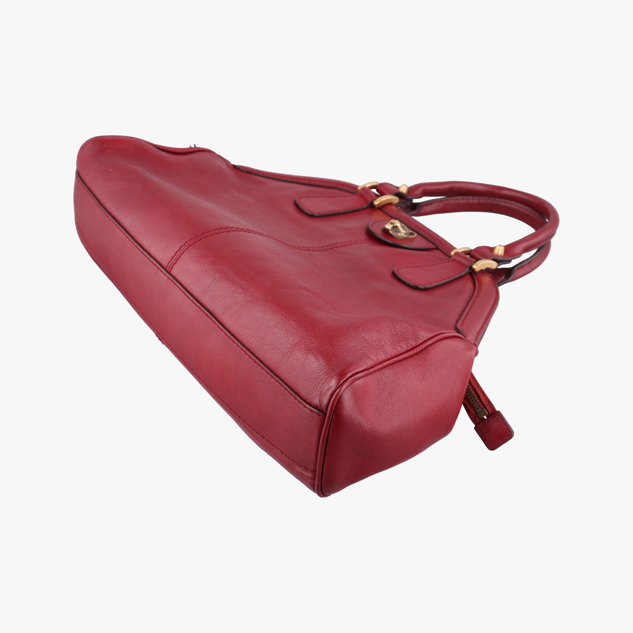 Pre-owned Gucci Re(Belle) Red Leather 516459 shoulderbag | stylenewstar