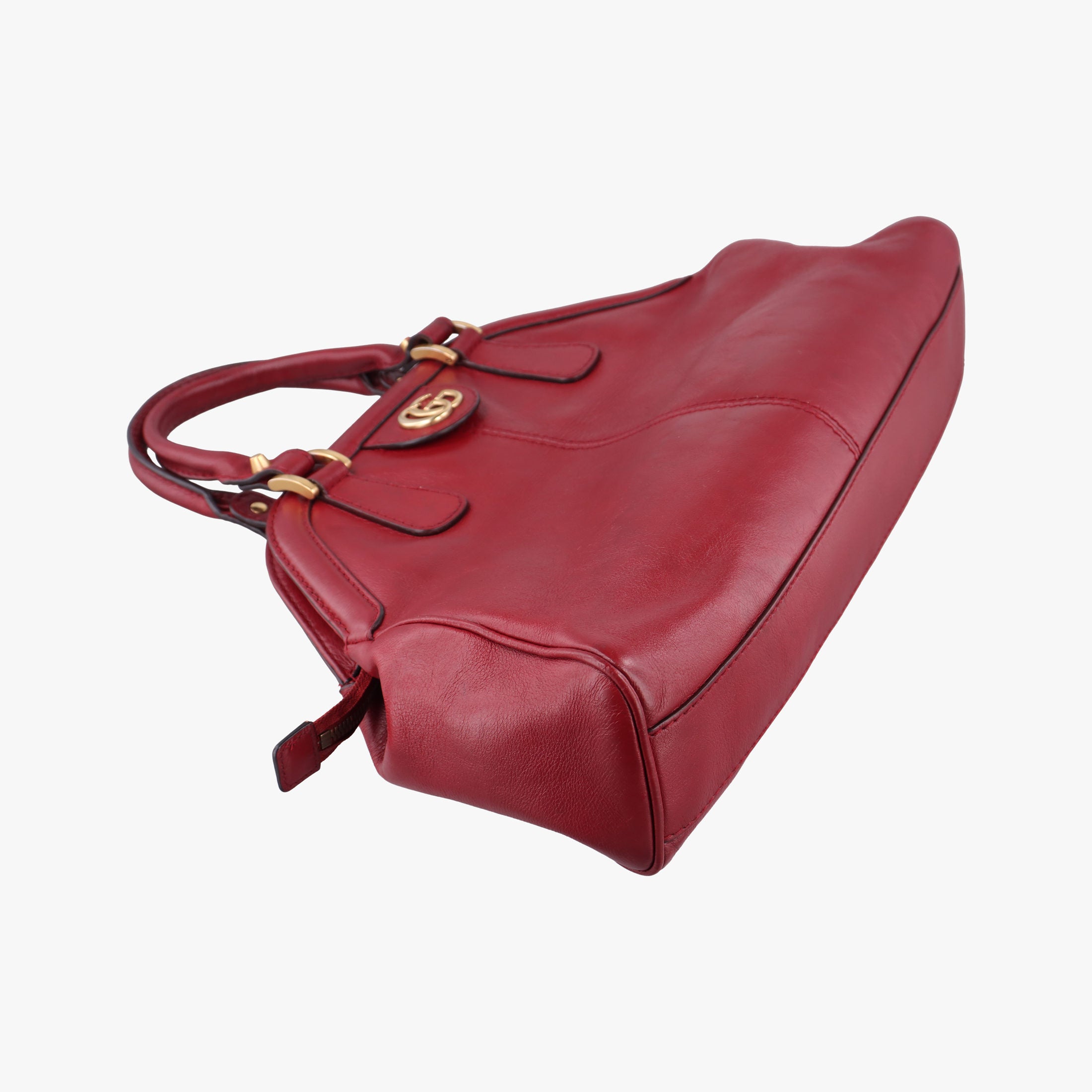 Pre-owned Gucci Re(Belle) Red Leather 516459 shoulderbag | stylenewstar