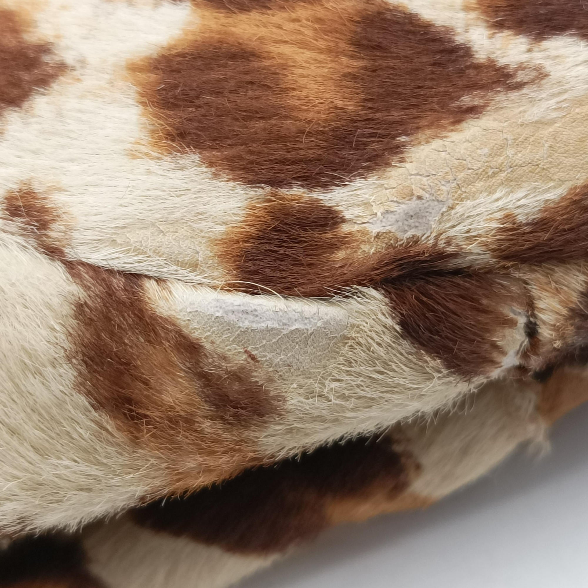 Pre-owned Prada Leopard print Multicolour ponyhair　  shoulderbag | stylenewstar