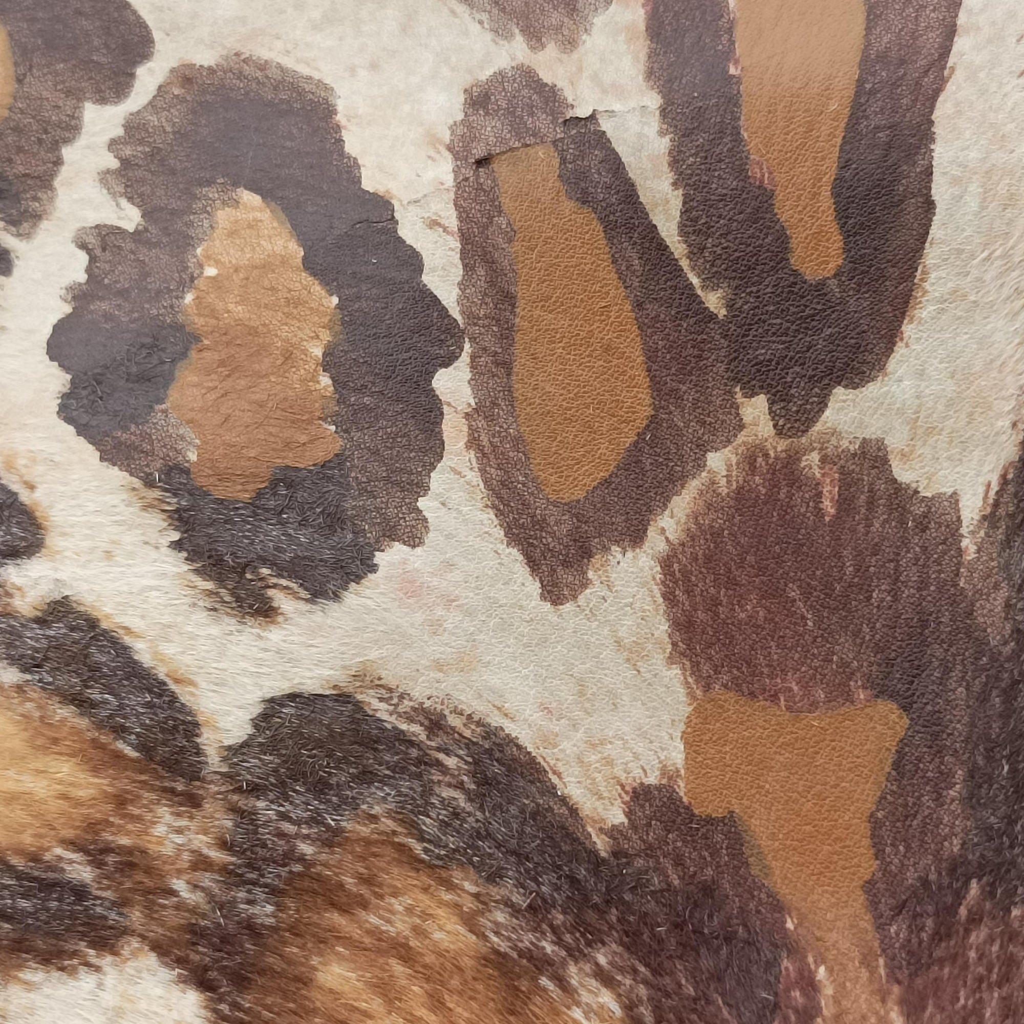 Pre-owned Prada Leopard print Multicolour ponyhair　  shoulderbag | stylenewstar