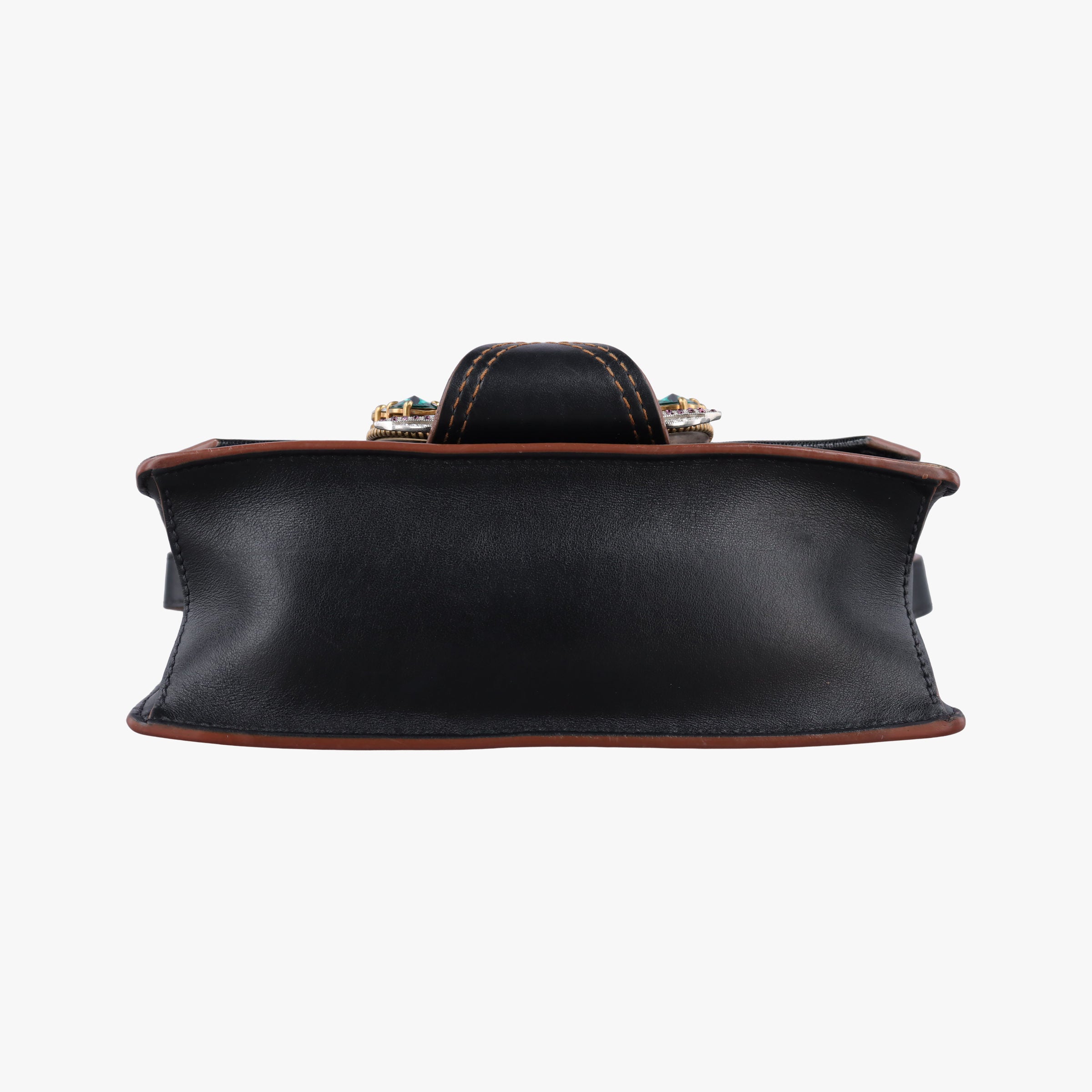 Pre-owned Miu Miu Miu Lady Black Leather  shoulderbag | stylenewstar