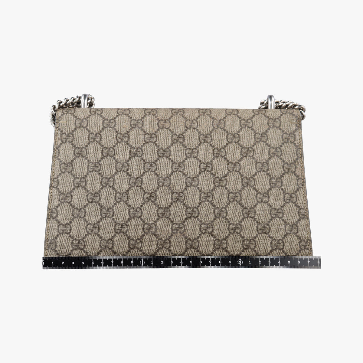 Pre-owned Gucci Dionysus Beige×Brown PVC coated canvas × suede 400249 shoulderbag | stylenewstar