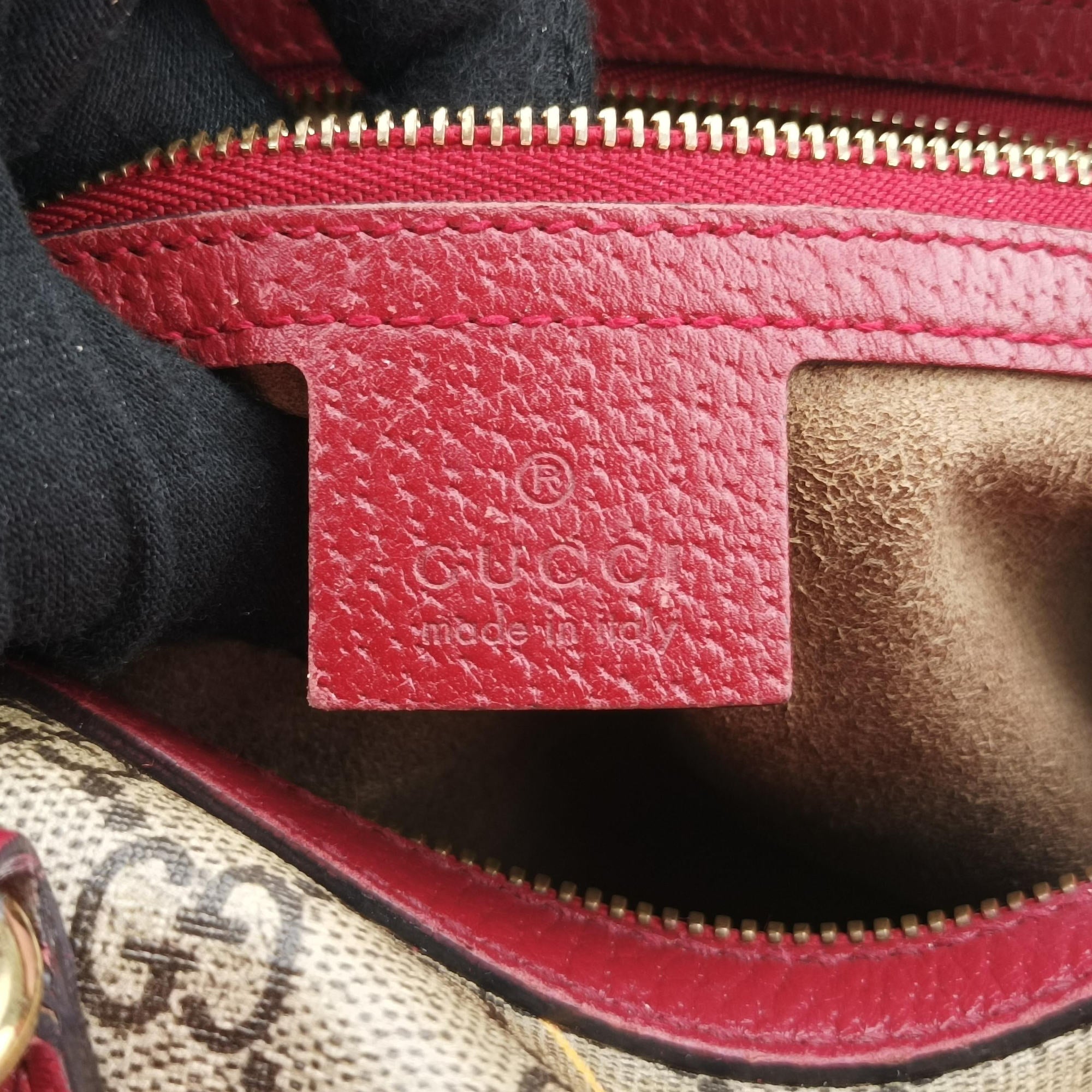 Vintage Gucci GG SUPREME beige×Multicolour PVC coated canvas×Leather 409529 shoulderbag | stylenewstar
