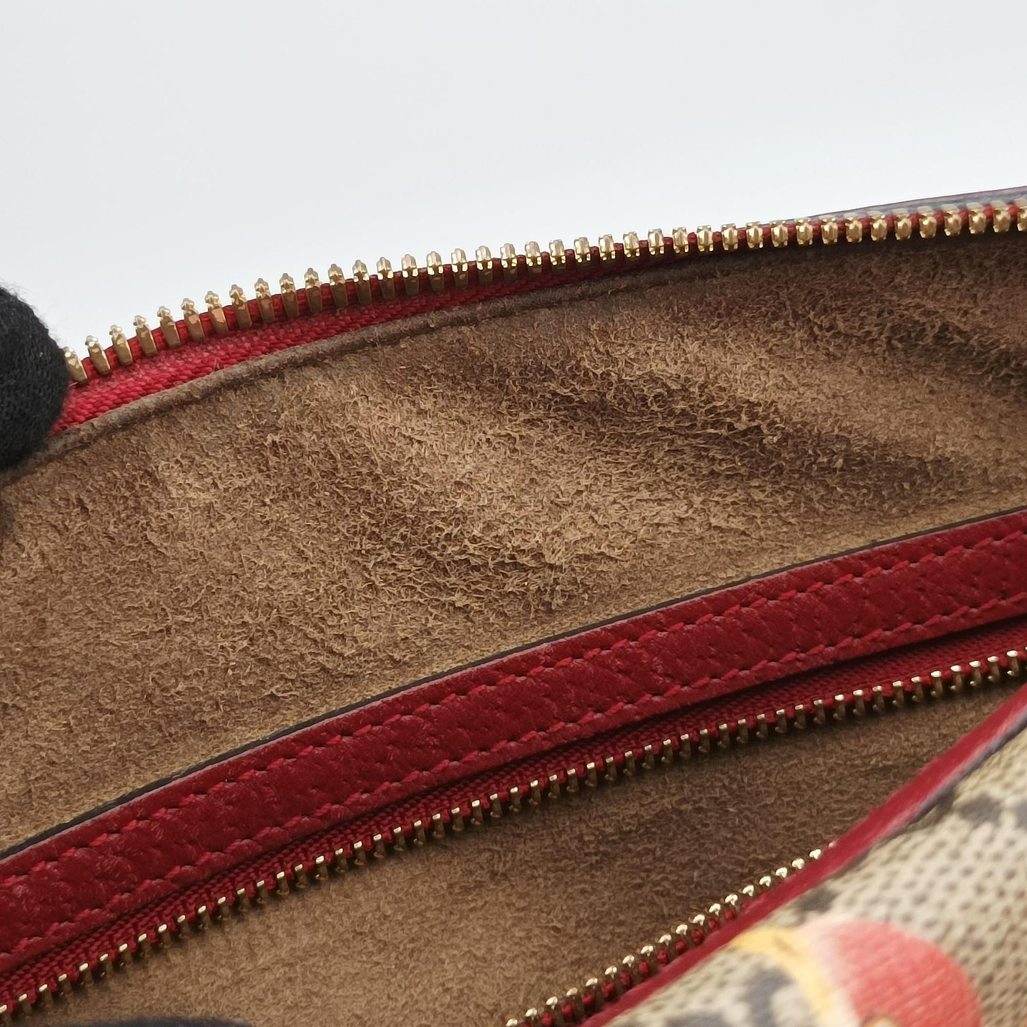 Vintage Gucci GG SUPREME beige×Multicolour PVC coated canvas×Leather 409529 shoulderbag | stylenewstar