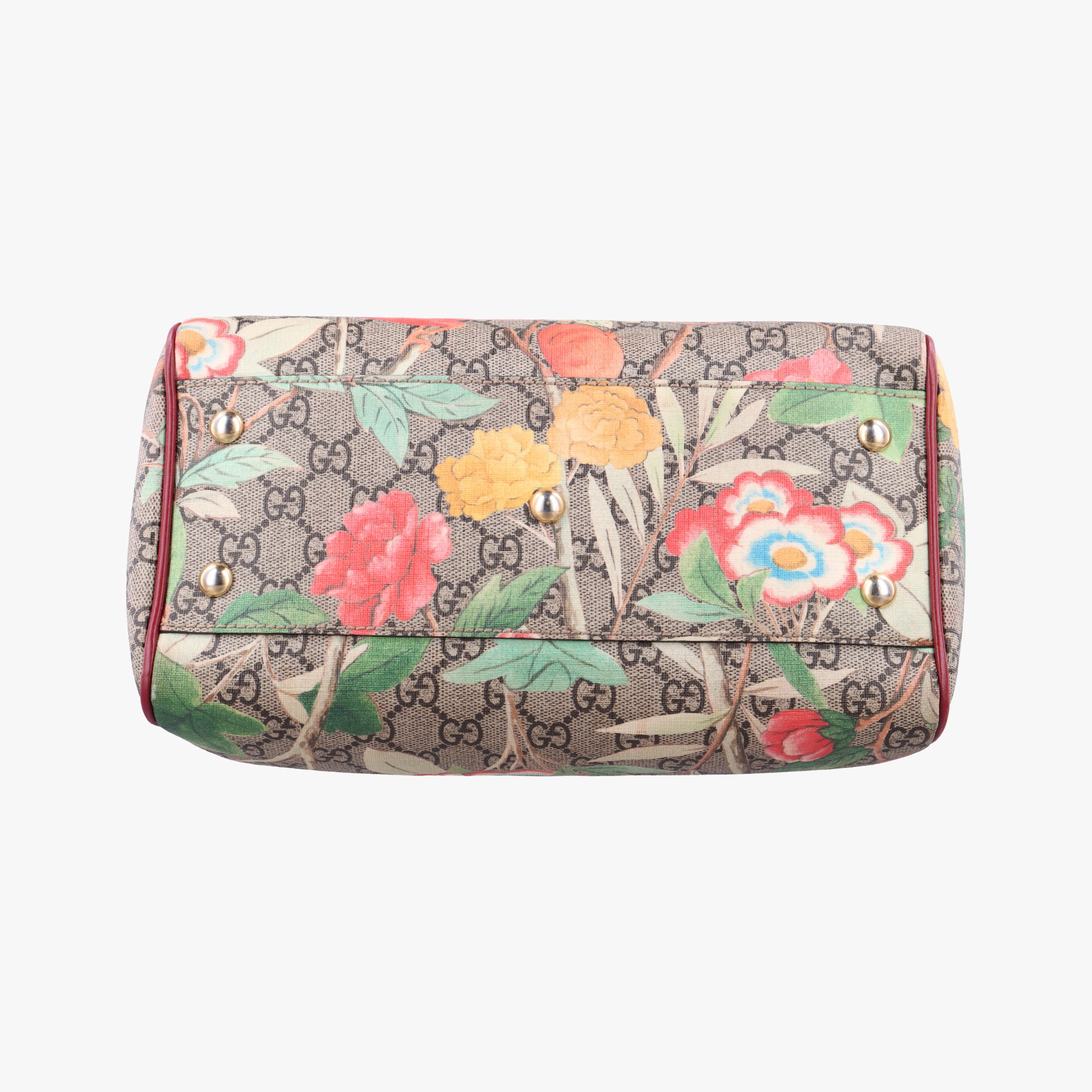 Vintage Gucci GG SUPREME beige×Multicolour PVC coated canvas×Leather 409529 shoulderbag | stylenewstar