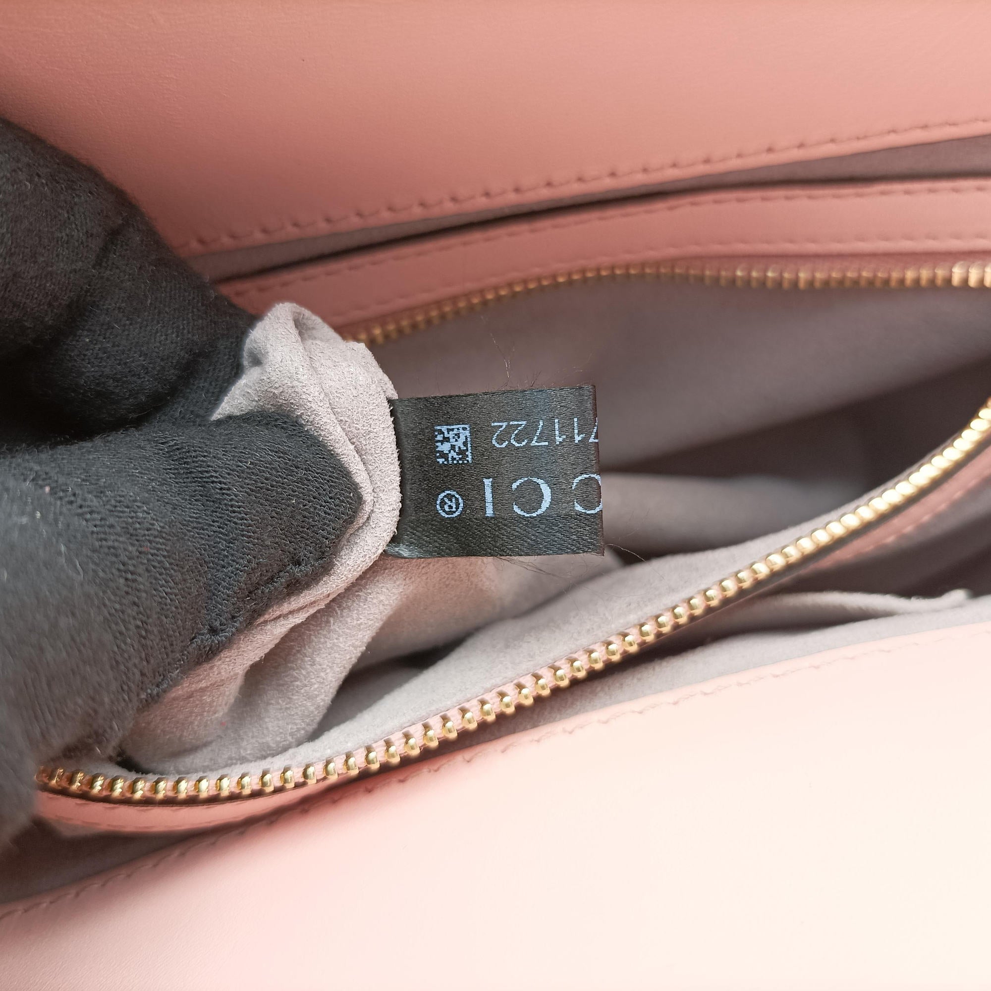 Pre-owned Gucci Bamboo Nymphaea Pink Leather 453767 shoulderbag | stylenewstar