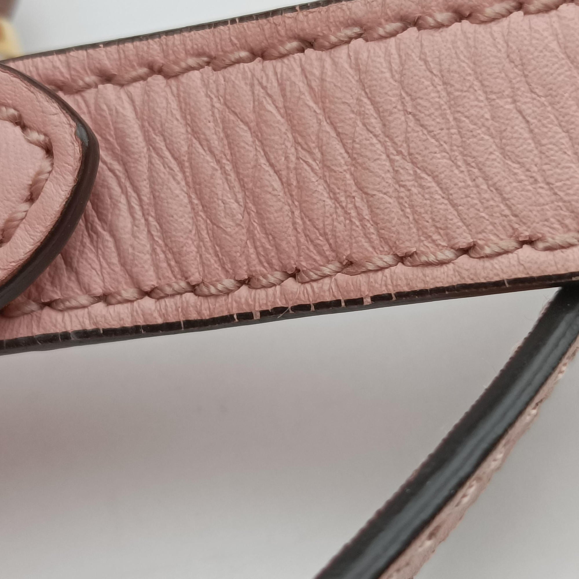 Pre-owned Gucci Bamboo Nymphaea Pink Leather 453767 shoulderbag | stylenewstar