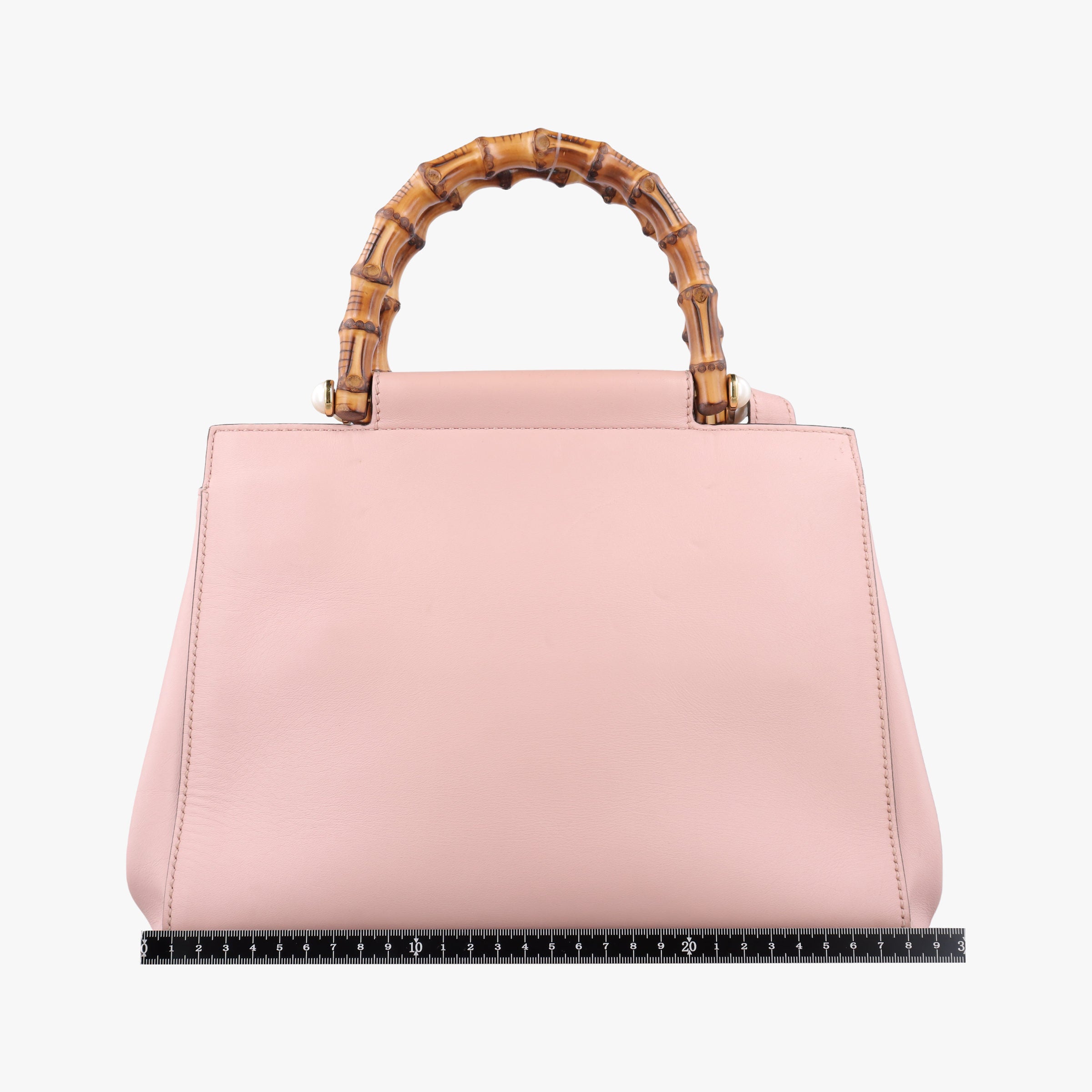 Pre-owned Gucci Bamboo Nymphaea Pink Leather 453767 shoulderbag | stylenewstar