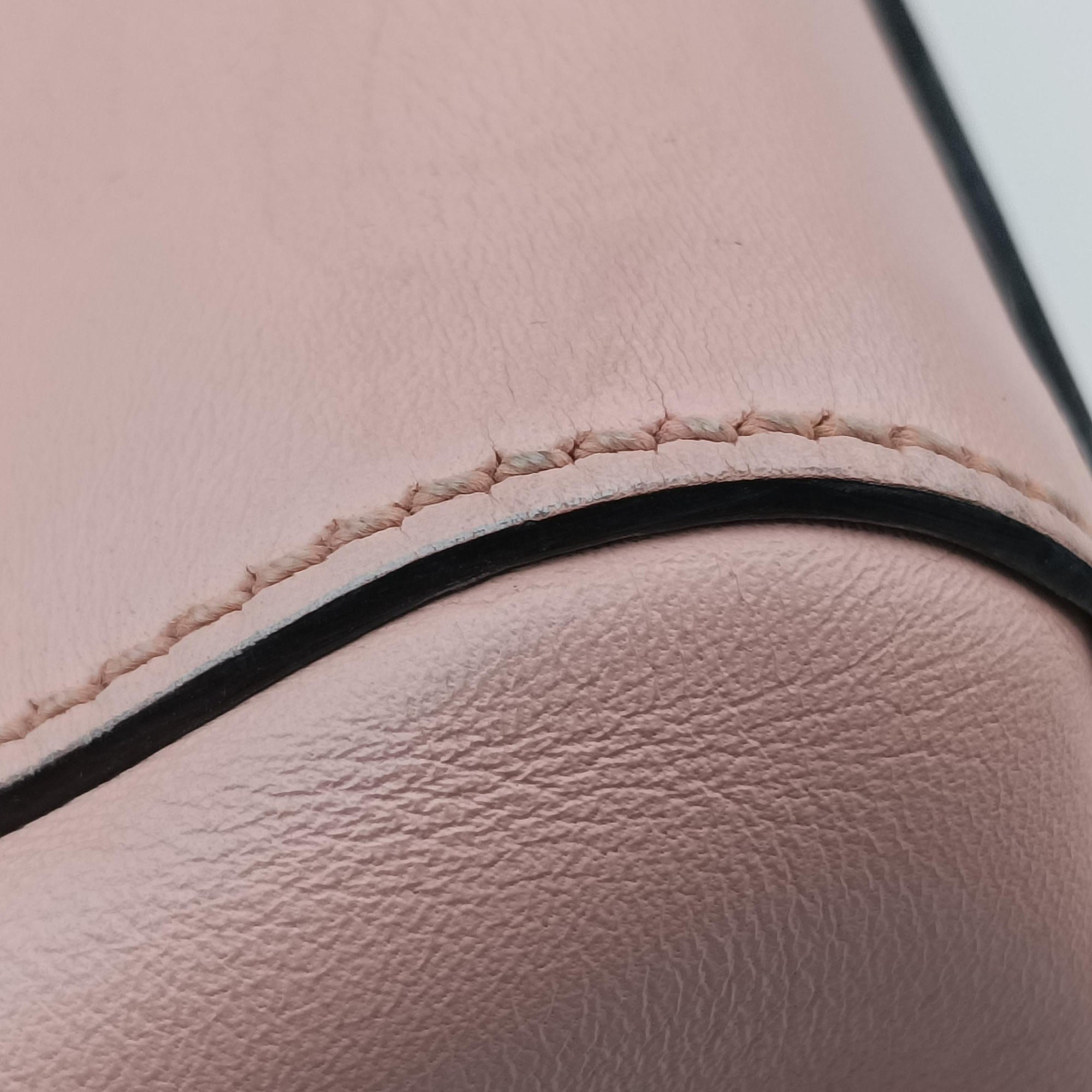Pre-owned Gucci Bamboo Nymphaea Pink Leather 453767 shoulderbag | stylenewstar