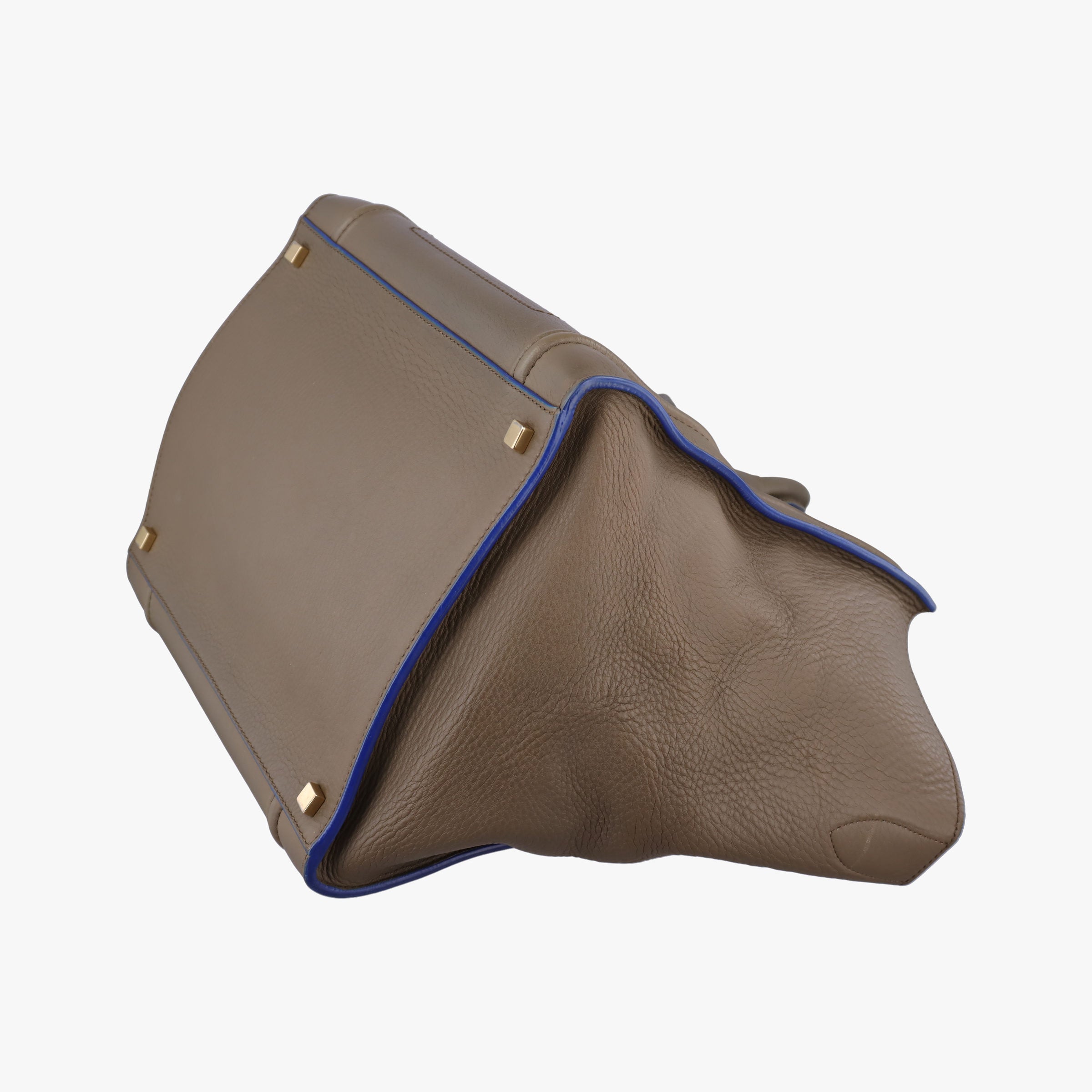 Secondhand Celine Luggage Small Square Phantom Brown Leather  handbag | stylenewstar