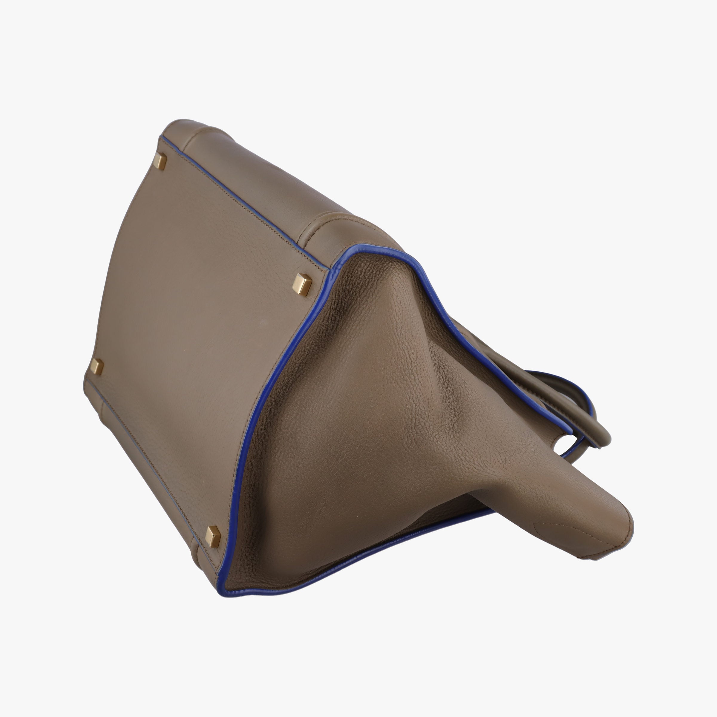 Secondhand Celine Luggage Small Square Phantom Brown Leather  handbag | stylenewstar
