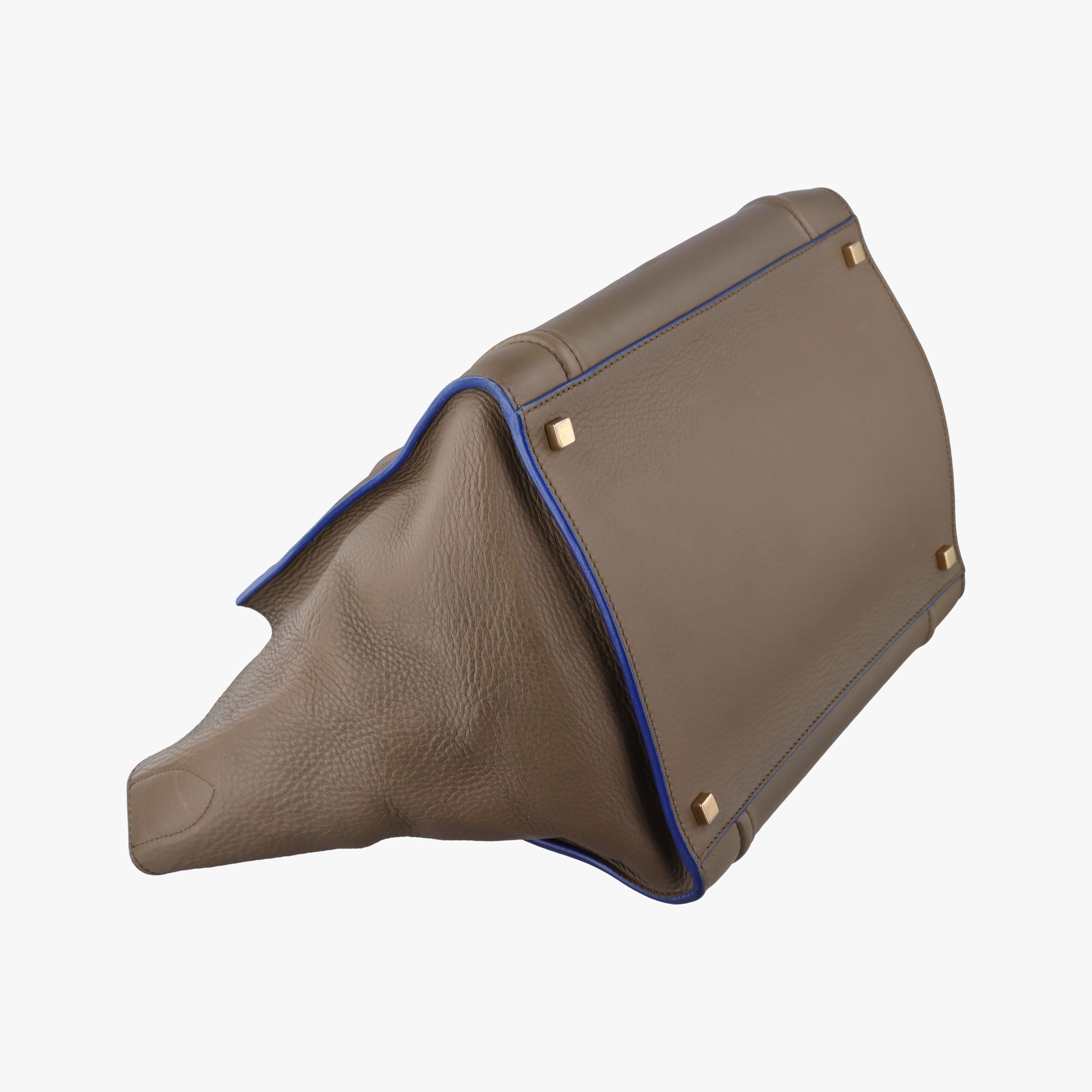 Secondhand Celine Luggage Small Square Phantom Brown Leather  handbag | stylenewstar