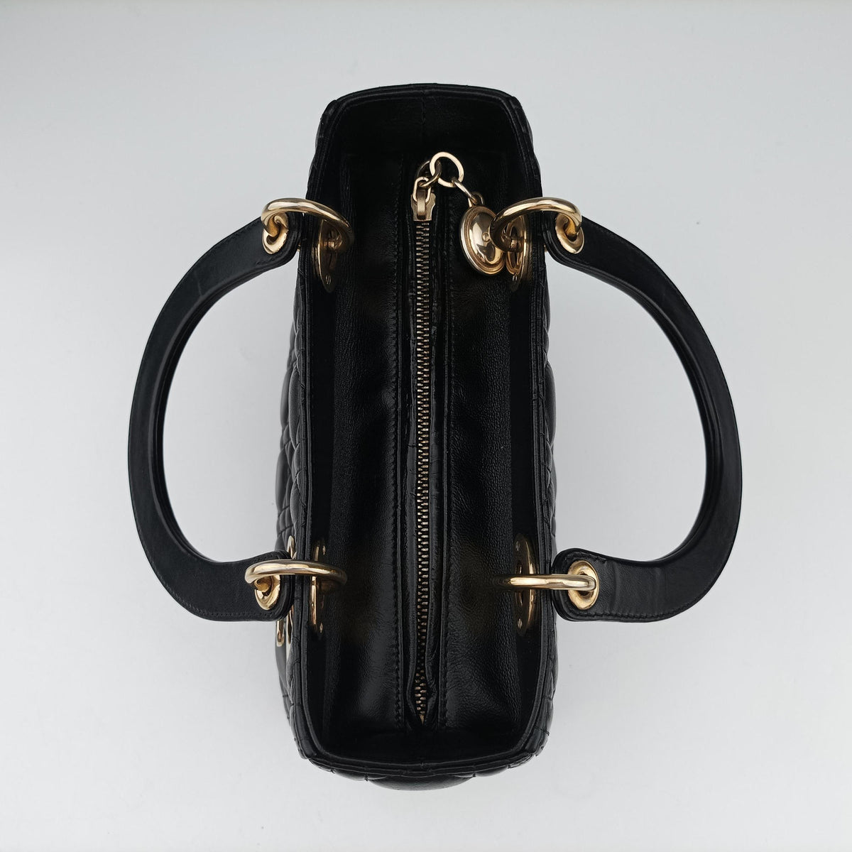 Secondhand Christian Dior Lady Dior Black lambskin  shoulderbag | stylenewstar