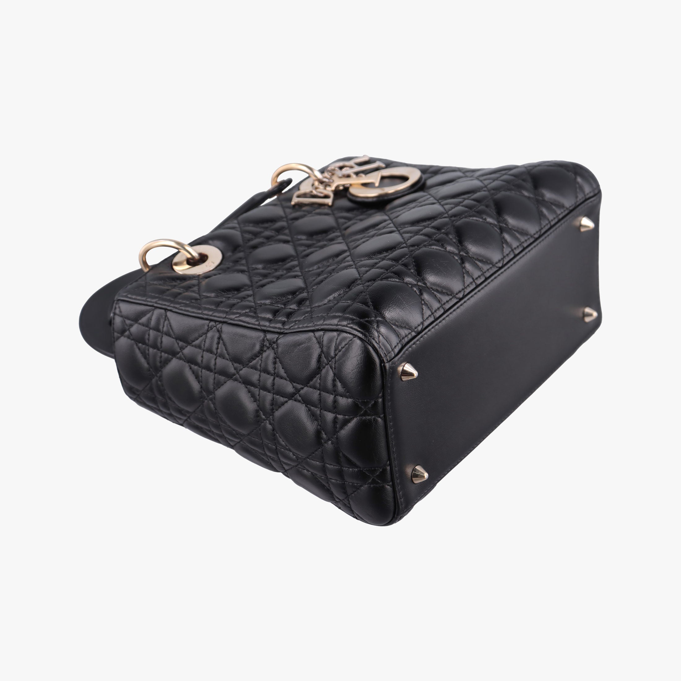Secondhand Christian Dior Lady Dior Black lambskin  shoulderbag | stylenewstar