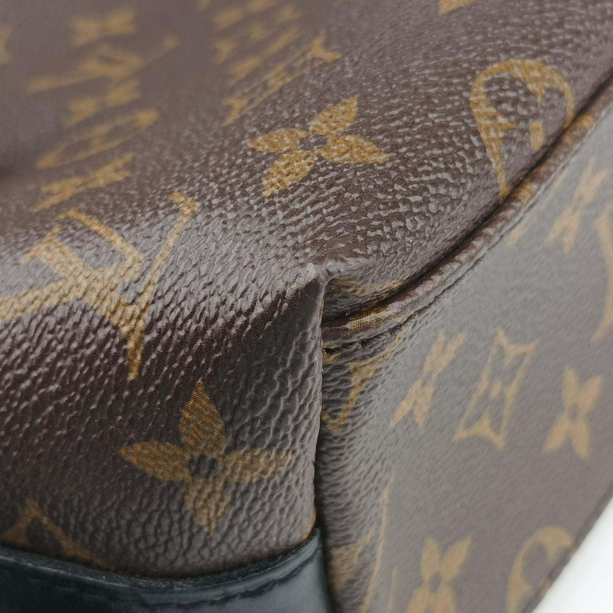 Pre-owned Louis Vuitton KITAN brown Monogram Canvas M40388 shoulderbag | stylenewstar