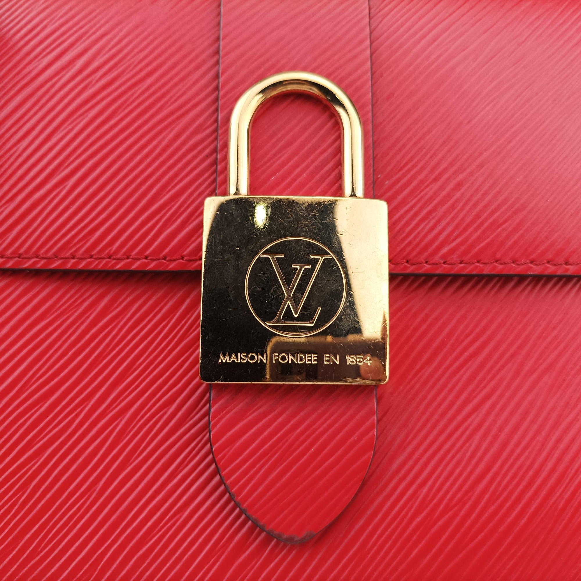 Pre-owned Louis Vuitton Locky BB Red Epi M53239 shoulderbag | stylenewstar