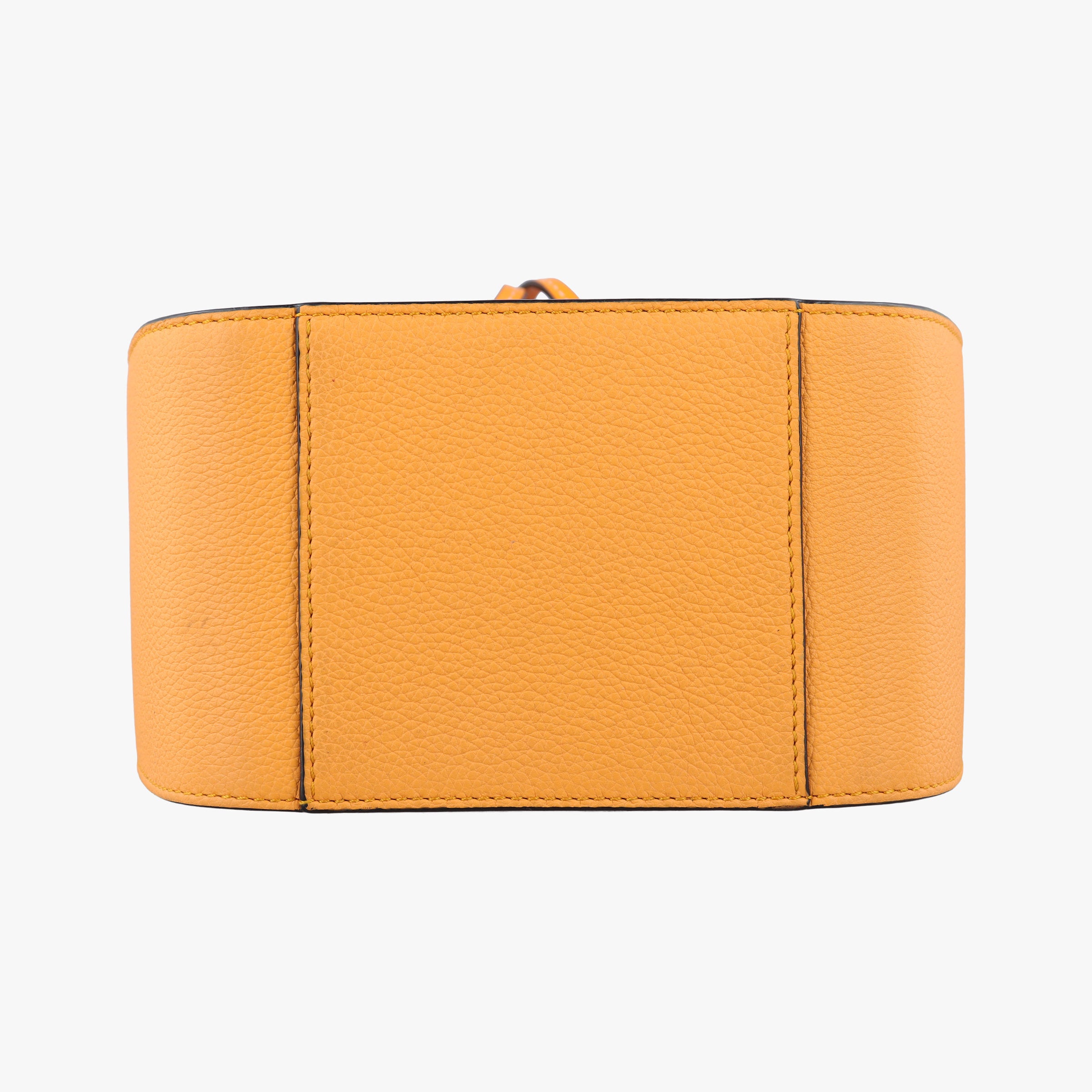 Pre-owned Loewe Hammock Drawstring Mini Orange Leather  shoulderbag | stylenewstar
