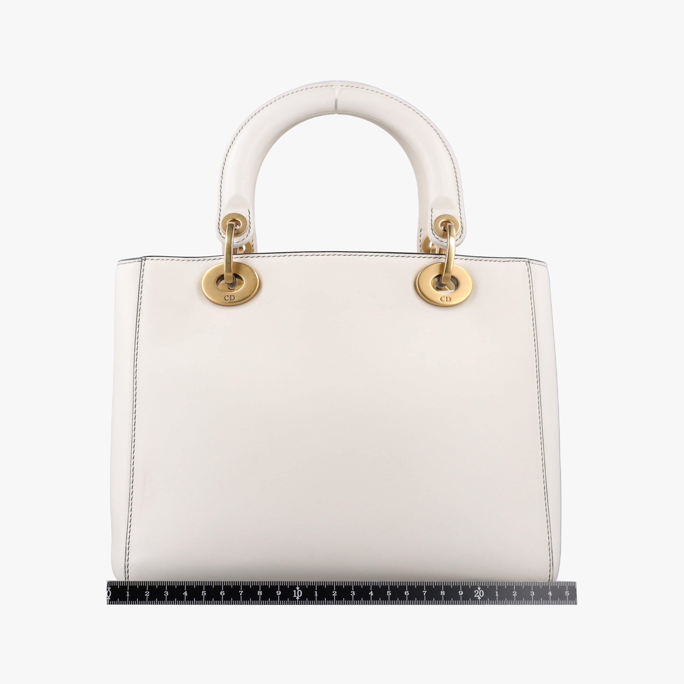 Pre-owned Christian Dior Niki de Saint Phalle Lady Dior White×Multicolour Leather  shoulderbag | stylenewstar