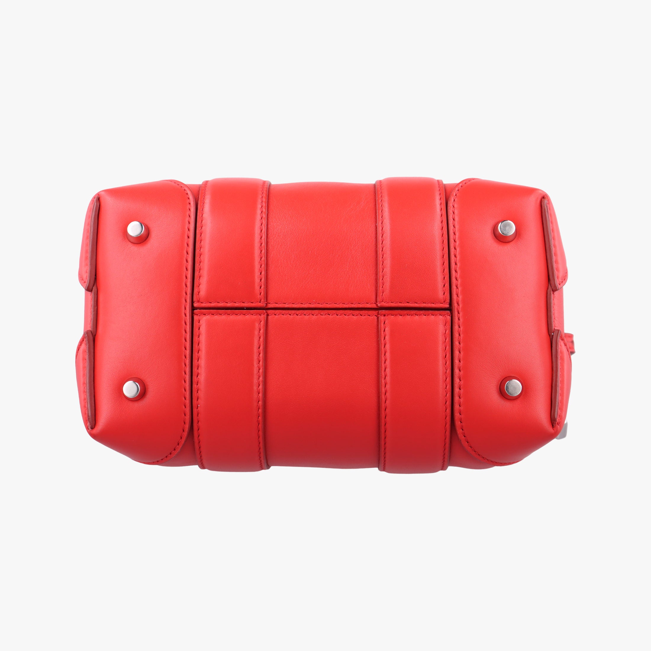 Pre-owned Givenchy Lucrezia MINI Red Leather  shoulderbag | stylenewstar