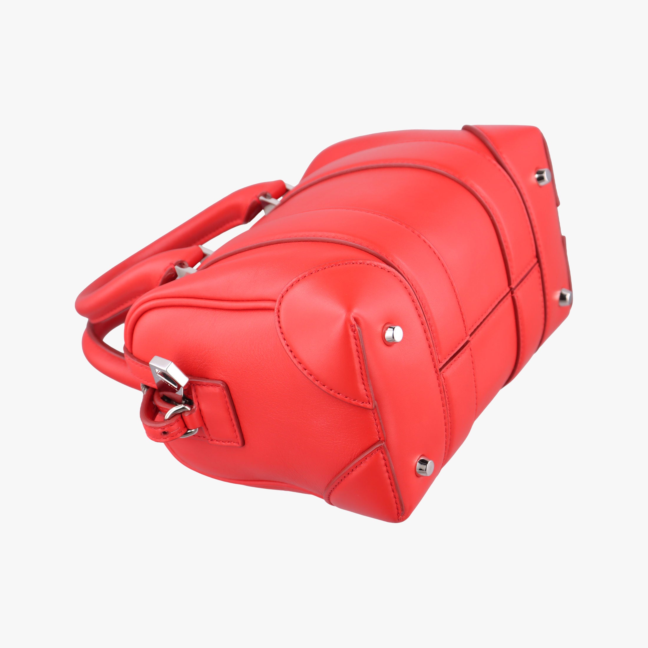 Pre-owned Givenchy Lucrezia MINI Red Leather  shoulderbag | stylenewstar