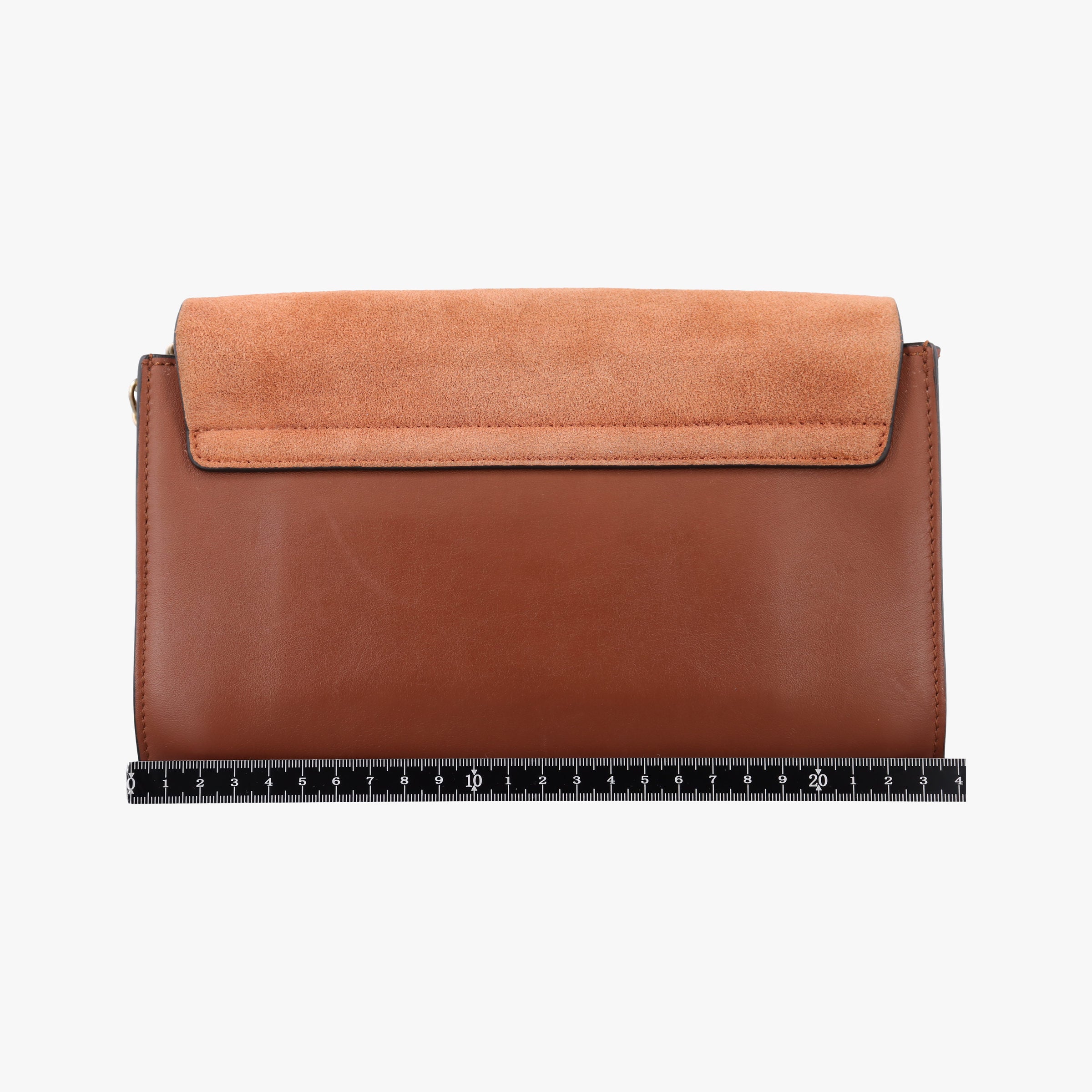 Pre-owned Chloe FAYE Brown Suede × leather  shoulderbag | stylenewstar
