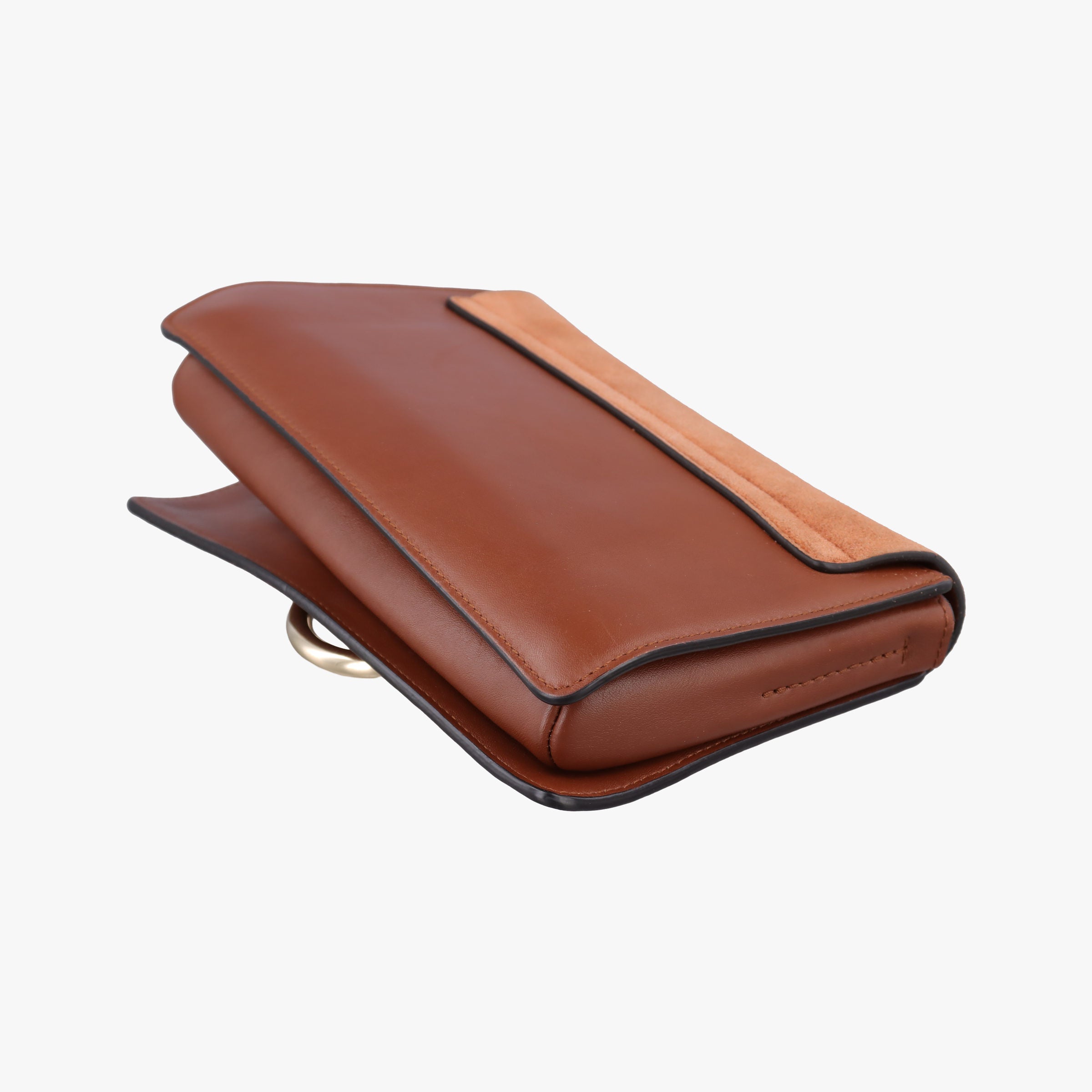 Pre-owned Chloe FAYE Brown Suede × leather  shoulderbag | stylenewstar