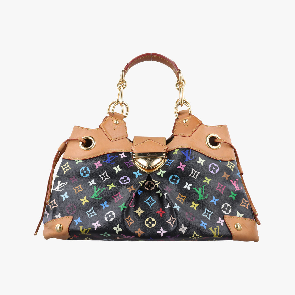 Pre-owned Louis Vuitton URSULA Noir Monogram Multicolor M40124 handbag | stylenewstar