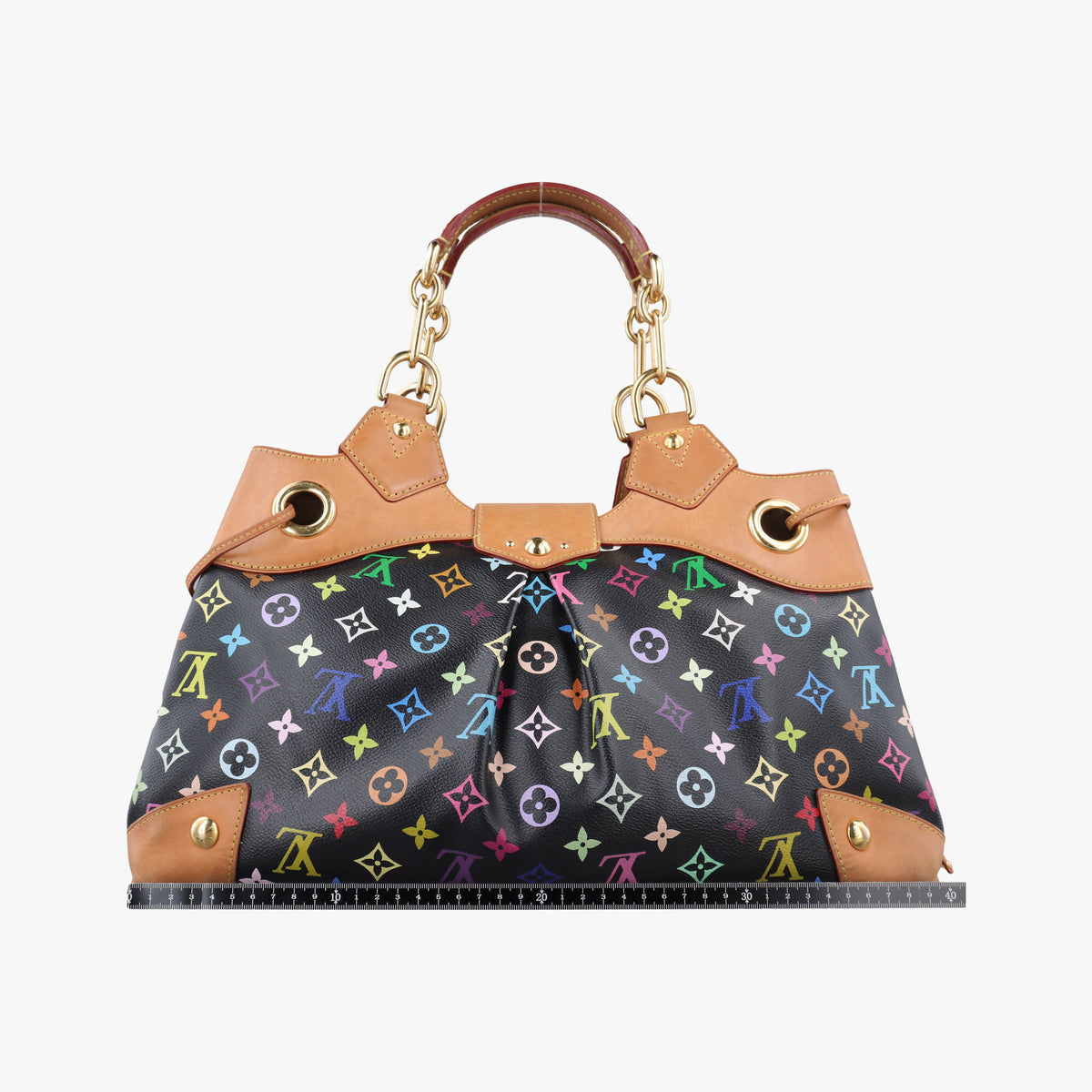 Pre-owned Louis Vuitton URSULA Noir Monogram Multicolor M40124 handbag | stylenewstar