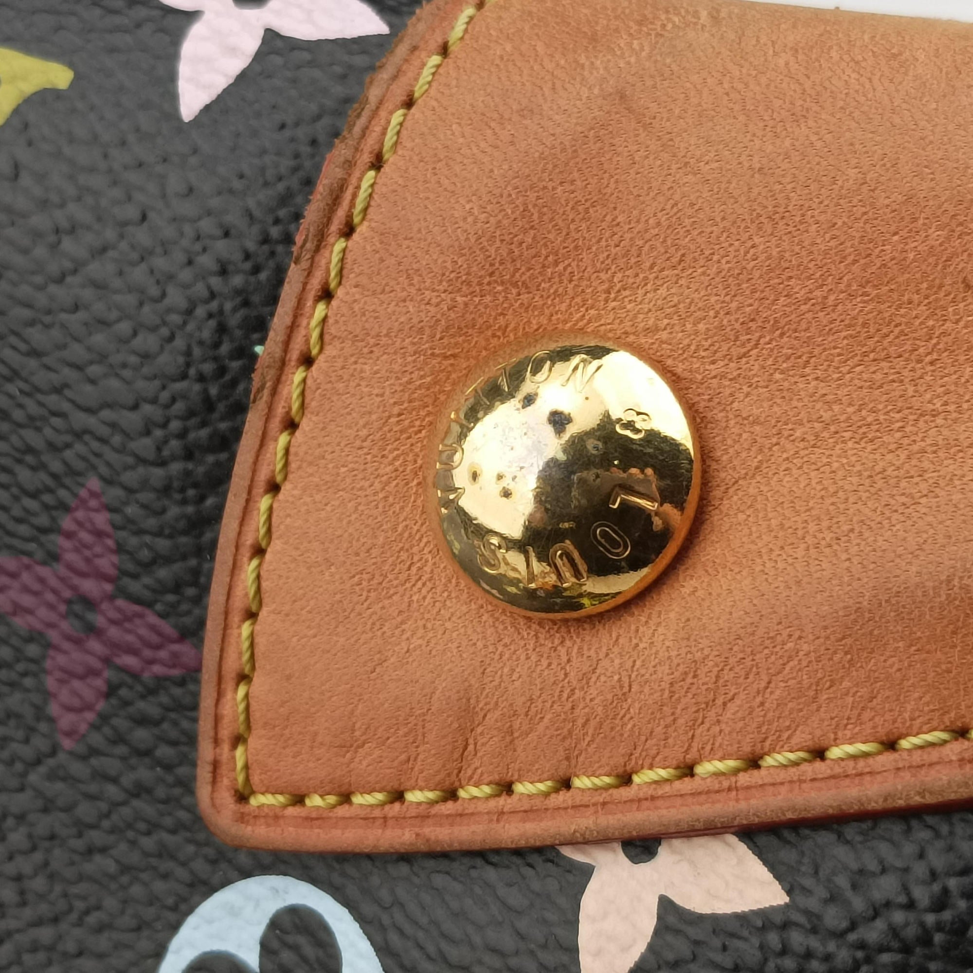 Pre-owned Louis Vuitton URSULA Noir Monogram Multicolor M40124 handbag | stylenewstar